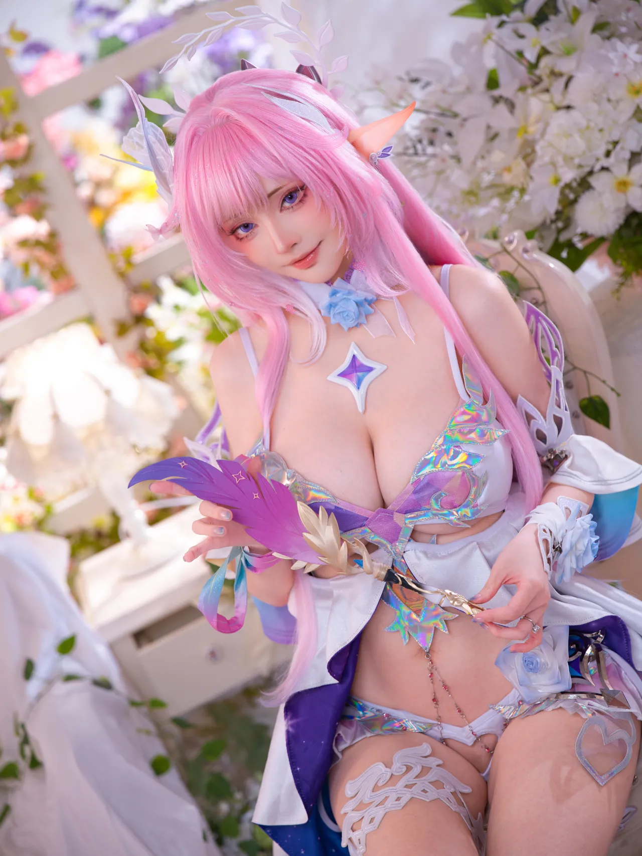 【EX Machi Cosplay】キュレネ 水着❤️Swimsuit Cyrene ❤️-erohere29.webp