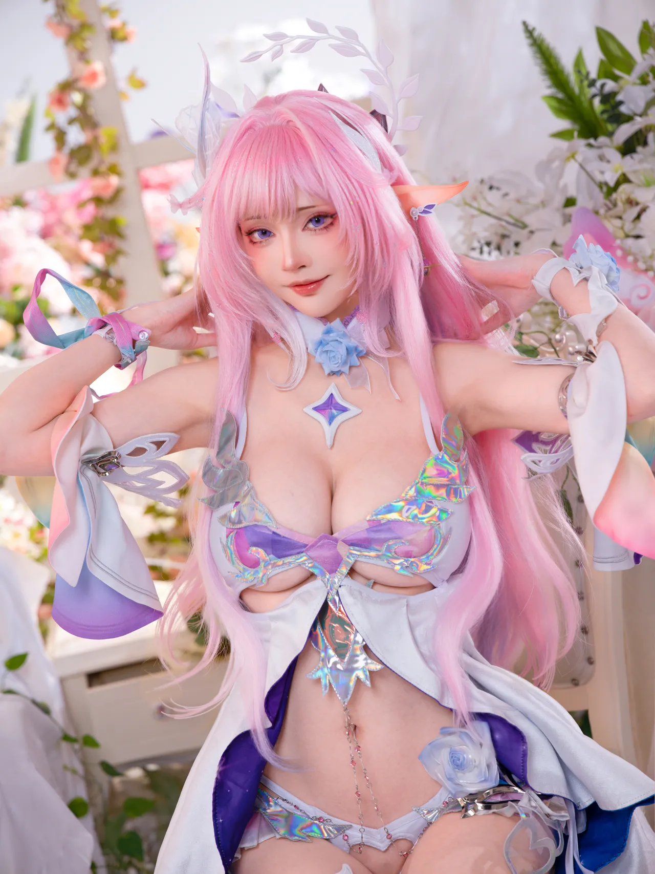 【EX Machi Cosplay】キュレネ 水着❤️Swimsuit Cyrene ❤️-erohere33.webp