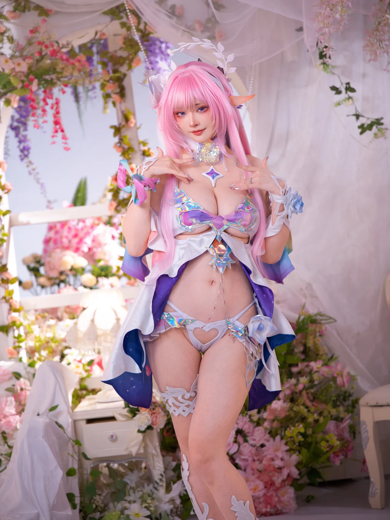 【EX Machi Cosplay】キュレネ 水着❤️Swimsuit Cyrene ❤️-erohere6.webp