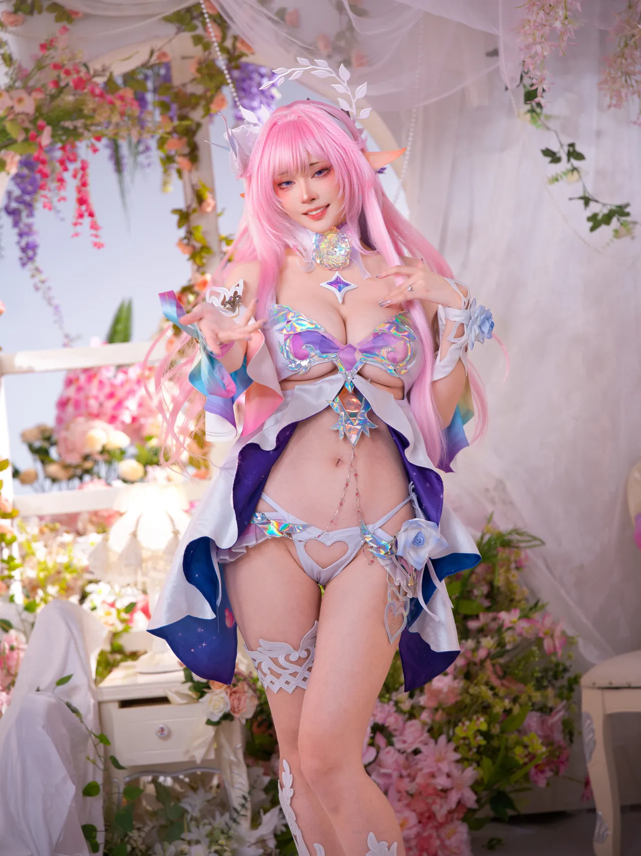 【EX Machi Cosplay】キュレネ 水着❤️Swimsuit Cyrene ❤️-erohere7.webp