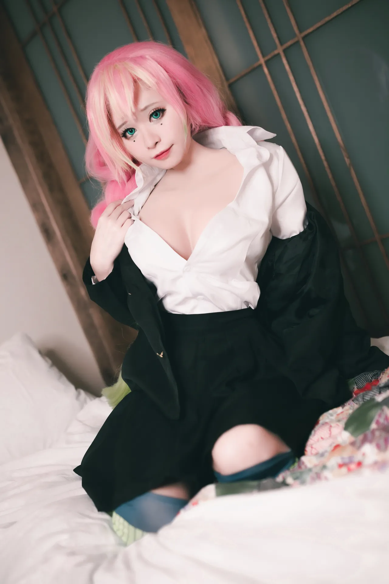 Meenfox cosplay Mitsuri Kanroji - Kimetsu no Yaiba-erohere2.webp