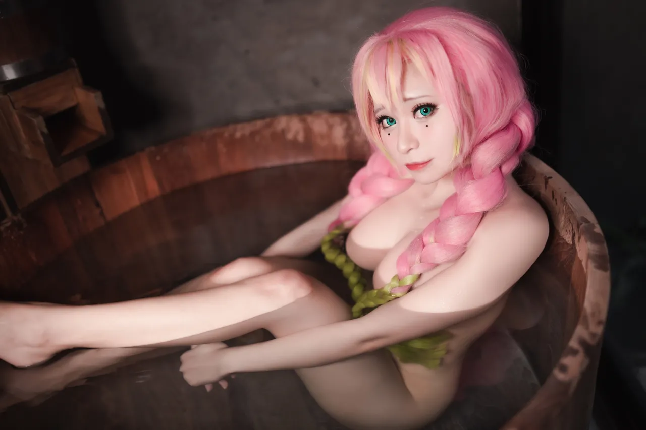 Meenfox cosplay Mitsuri Kanroji - Kimetsu no Yaiba-erohere20.webp
