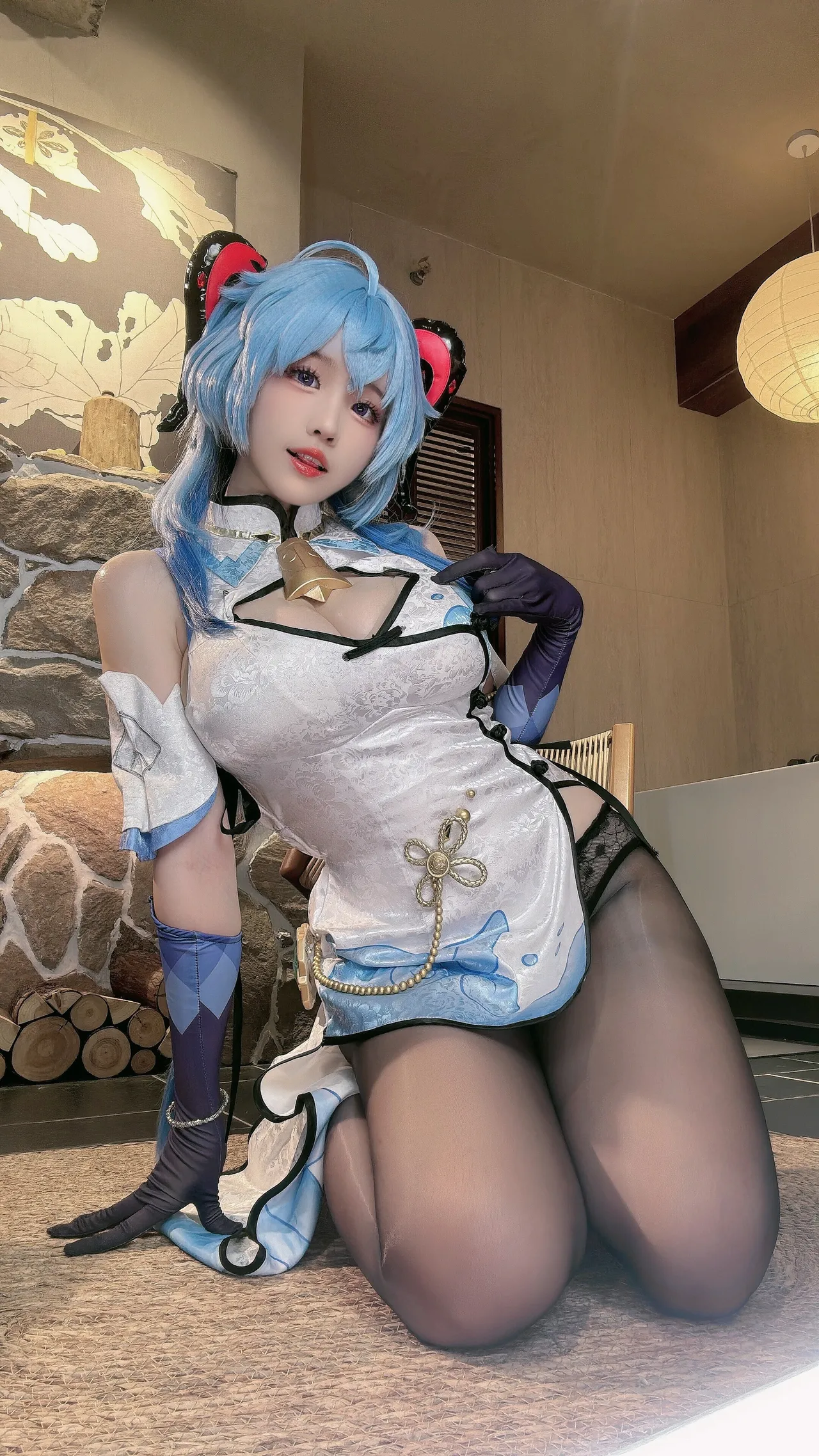 Mikomikoww - Ganyu Qipao-erohere12.webp