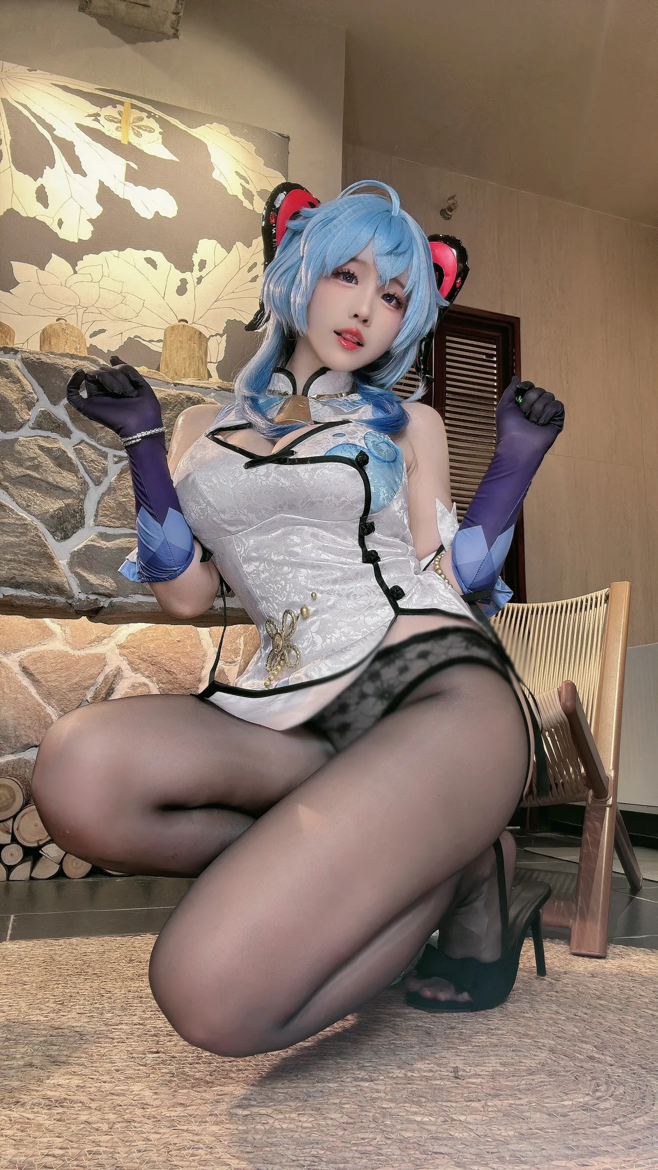Mikomikoww - Ganyu Qipao-erohere15.webp