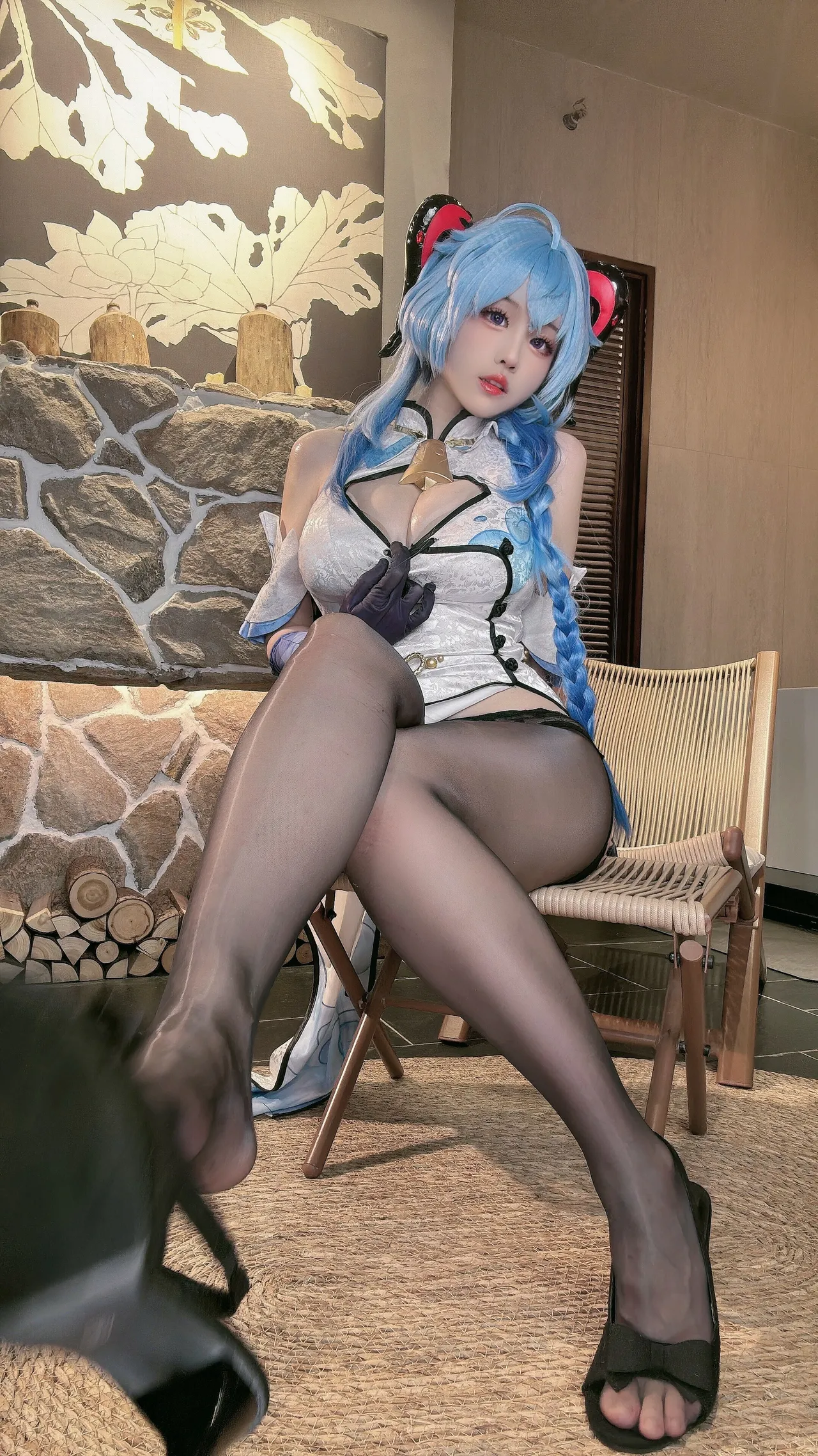 Mikomikoww - Ganyu Qipao-erohere3.webp