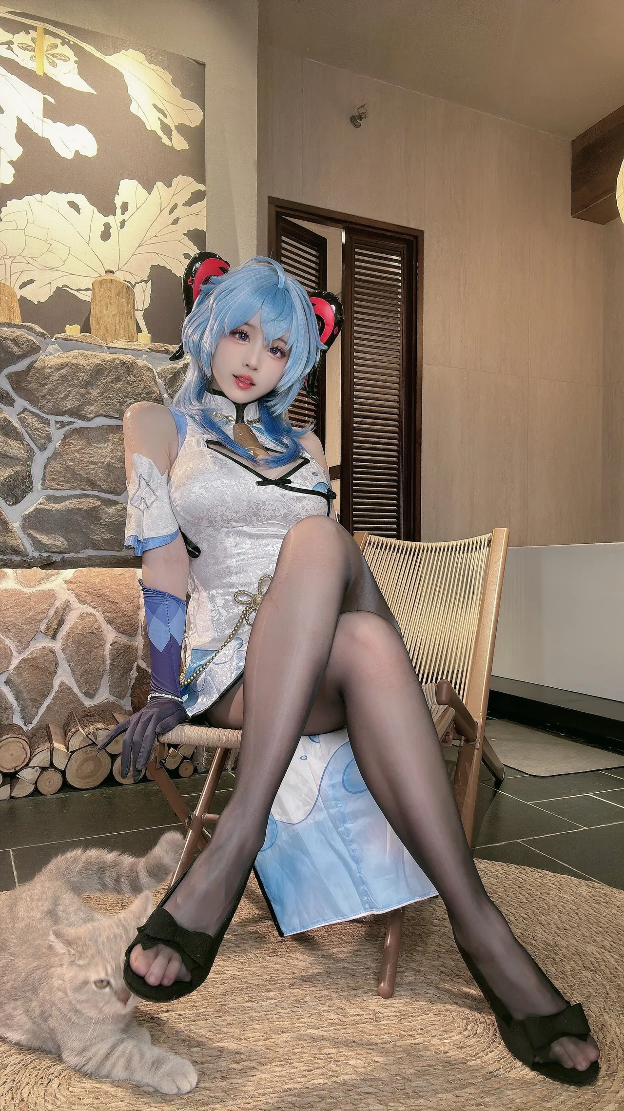 Mikomikoww - Ganyu Qipao-erohere4.webp