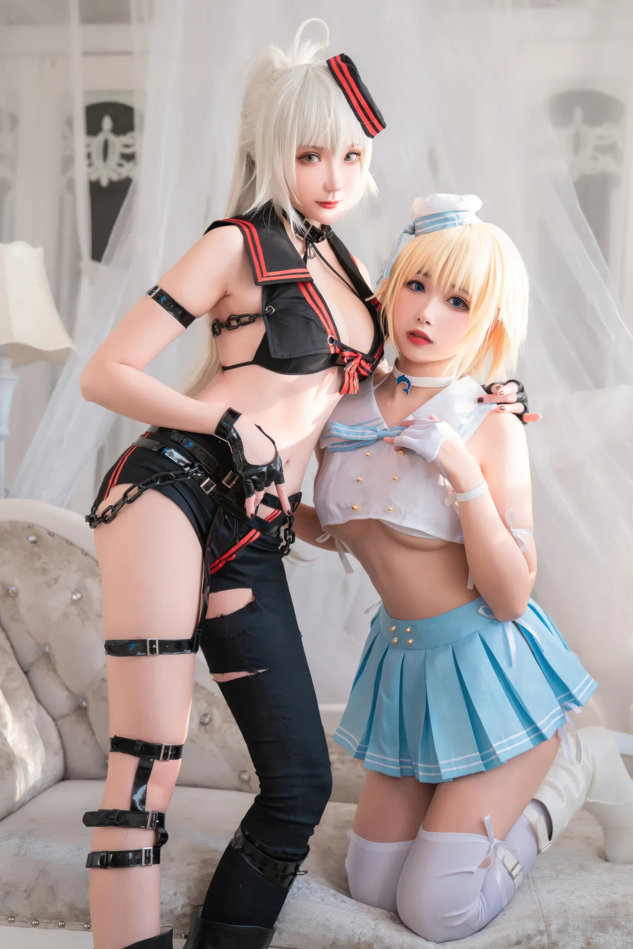 Momoko葵葵  &amp; 瓜希酱 - 黑白贞德 礼装「神秘宝藏」 (FATE)-erohere23.webp