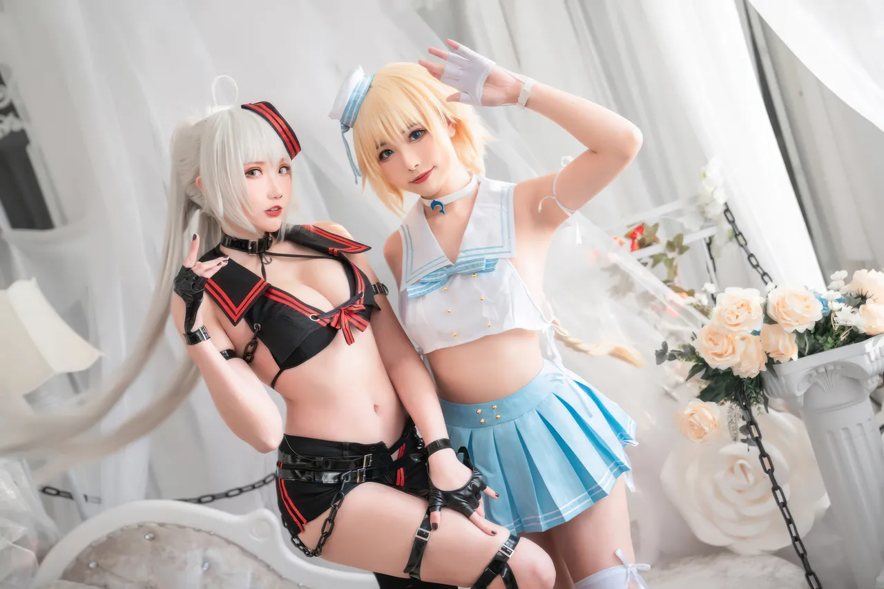 Momoko葵葵  &amp; 瓜希酱 - 黑白贞德 礼装「神秘宝藏」 (FATE)-erohere25.webp