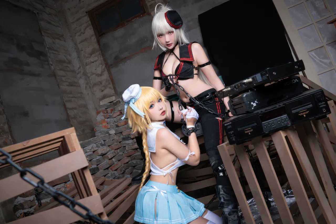 Momoko葵葵  &amp; 瓜希酱 - 黑白贞德 礼装「神秘宝藏」 (FATE)-erohere31.webp