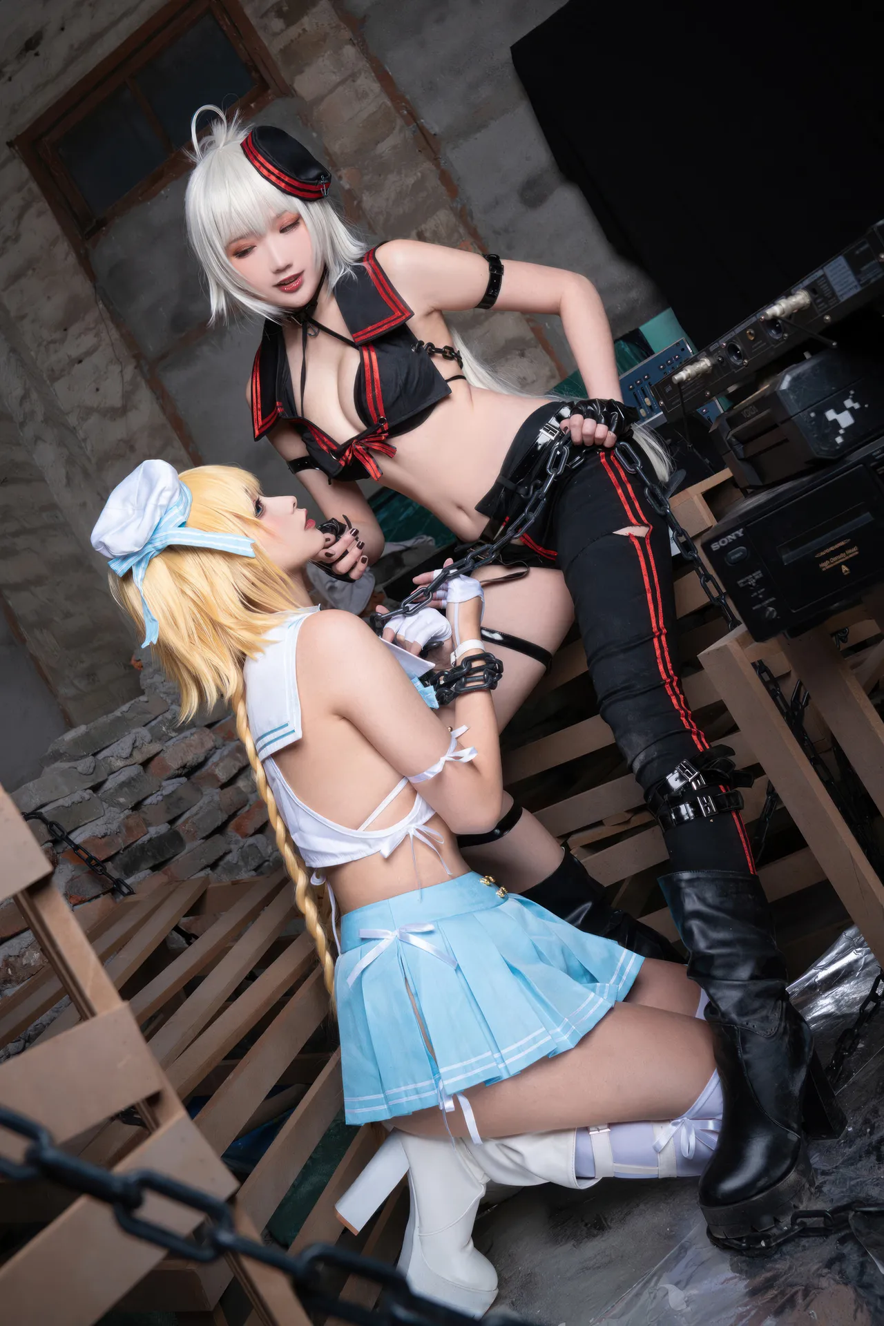 Momoko葵葵  &amp; 瓜希酱 - 黑白贞德 礼装「神秘宝藏」 (FATE)-erohere32.webp