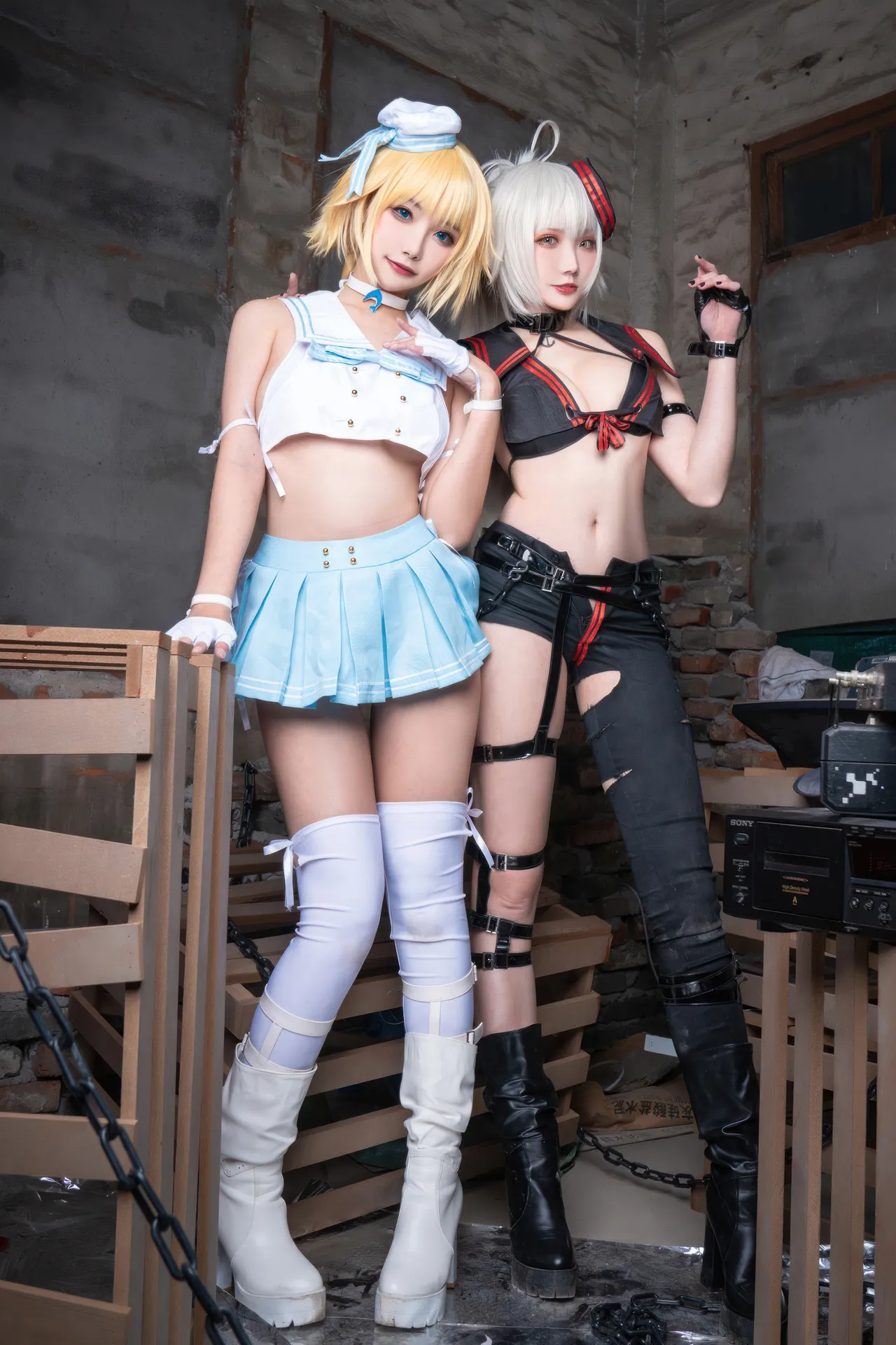 Momoko葵葵  &amp; 瓜希酱 - 黑白贞德 礼装「神秘宝藏」 (FATE)-erohere37.webp