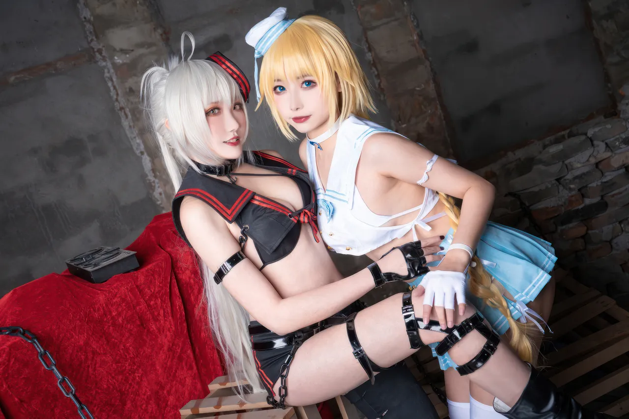 Momoko葵葵  &amp; 瓜希酱 - 黑白贞德 礼装「神秘宝藏」 (FATE)-erohere40.webp
