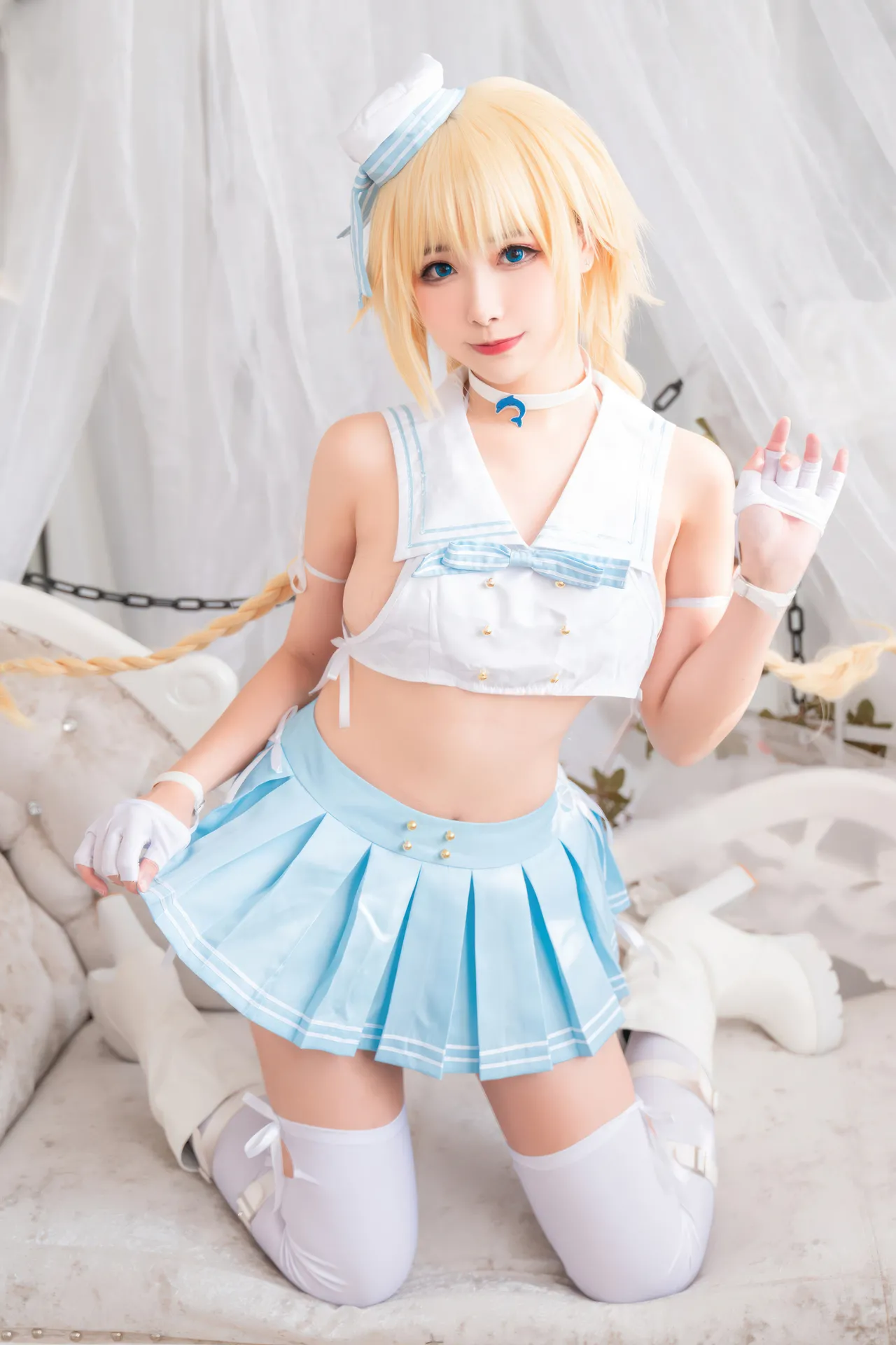 Momoko葵葵  &amp; 瓜希酱 - 黑白贞德 礼装「神秘宝藏」 (FATE)-erohere42.webp
