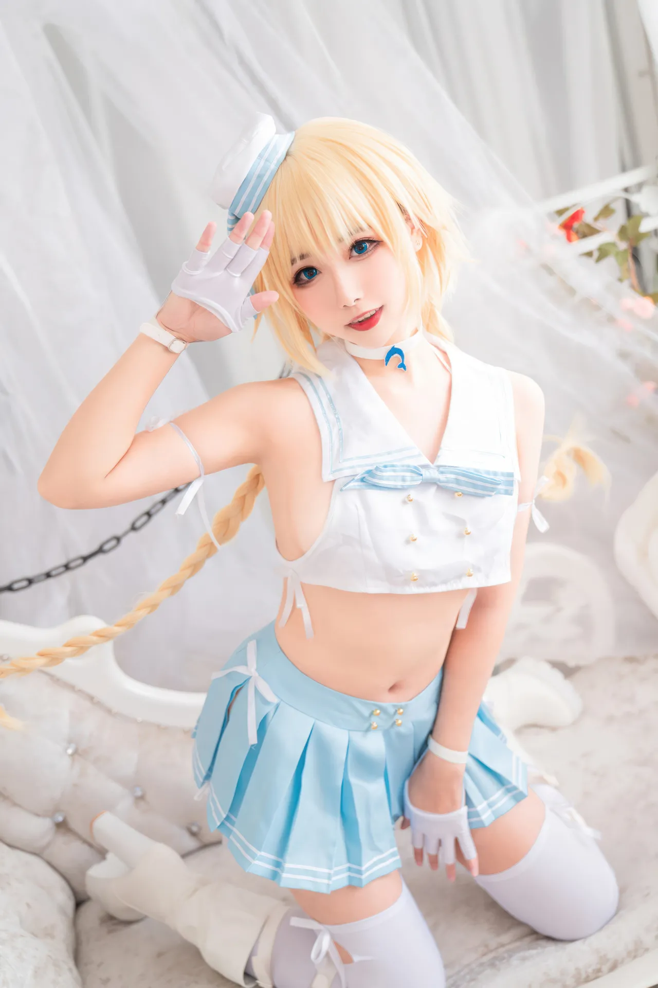 Momoko葵葵  &amp; 瓜希酱 - 黑白贞德 礼装「神秘宝藏」 (FATE)-erohere43.webp