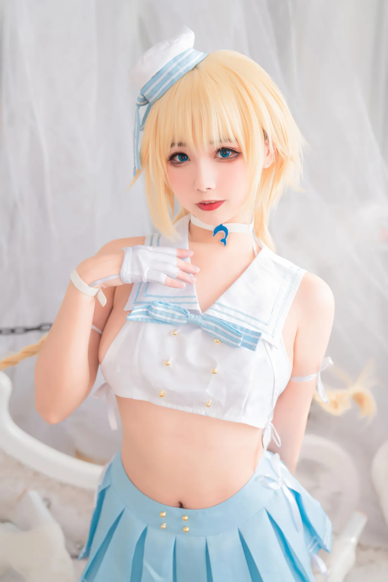 Momoko葵葵  &amp; 瓜希酱 - 黑白贞德 礼装「神秘宝藏」 (FATE)-erohere44.webp