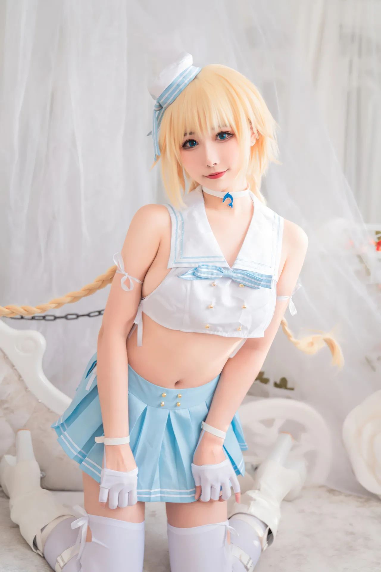 Momoko葵葵  &amp; 瓜希酱 - 黑白贞德 礼装「神秘宝藏」 (FATE)-erohere45.webp