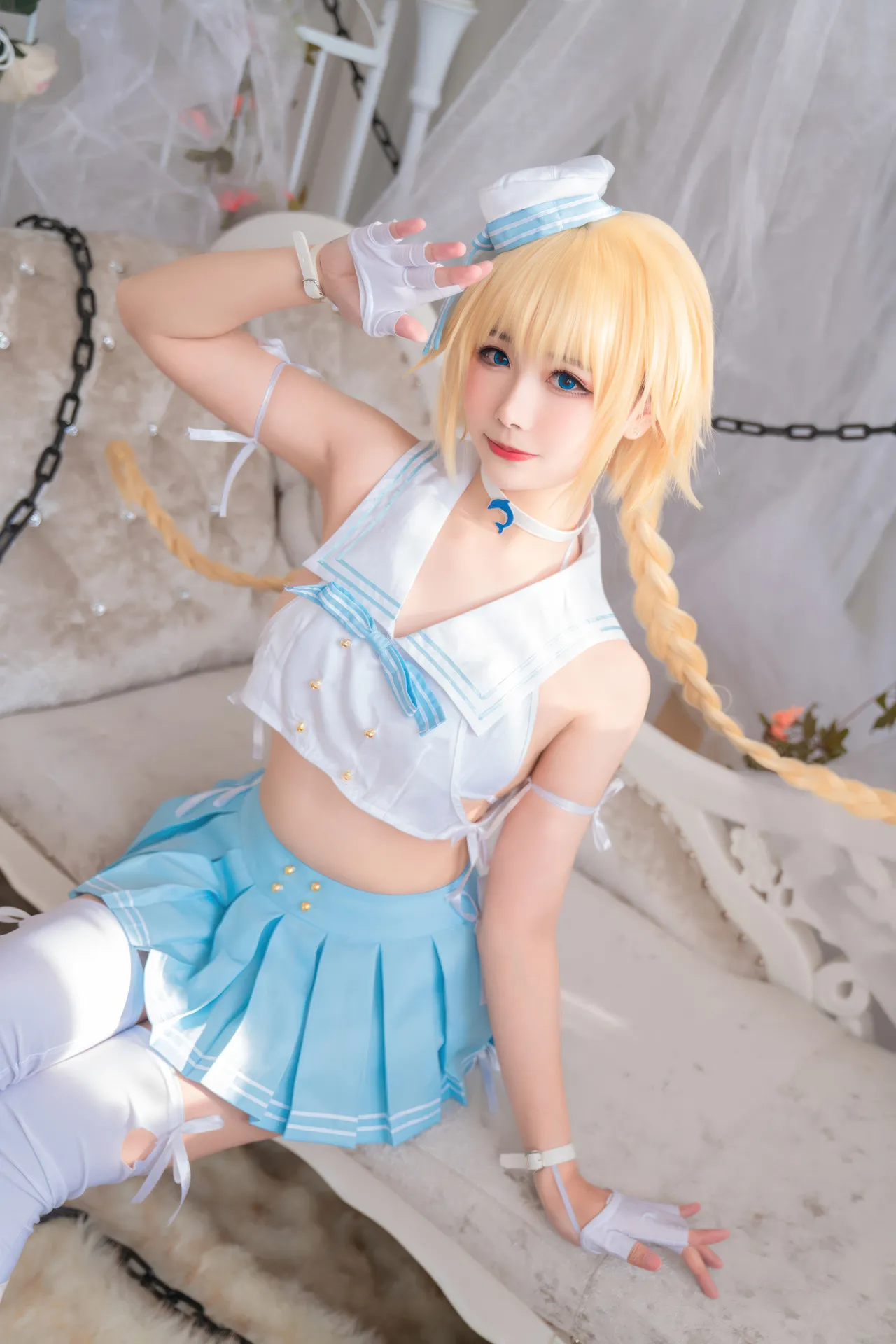 Momoko葵葵  &amp; 瓜希酱 - 黑白贞德 礼装「神秘宝藏」 (FATE)-erohere47.webp
