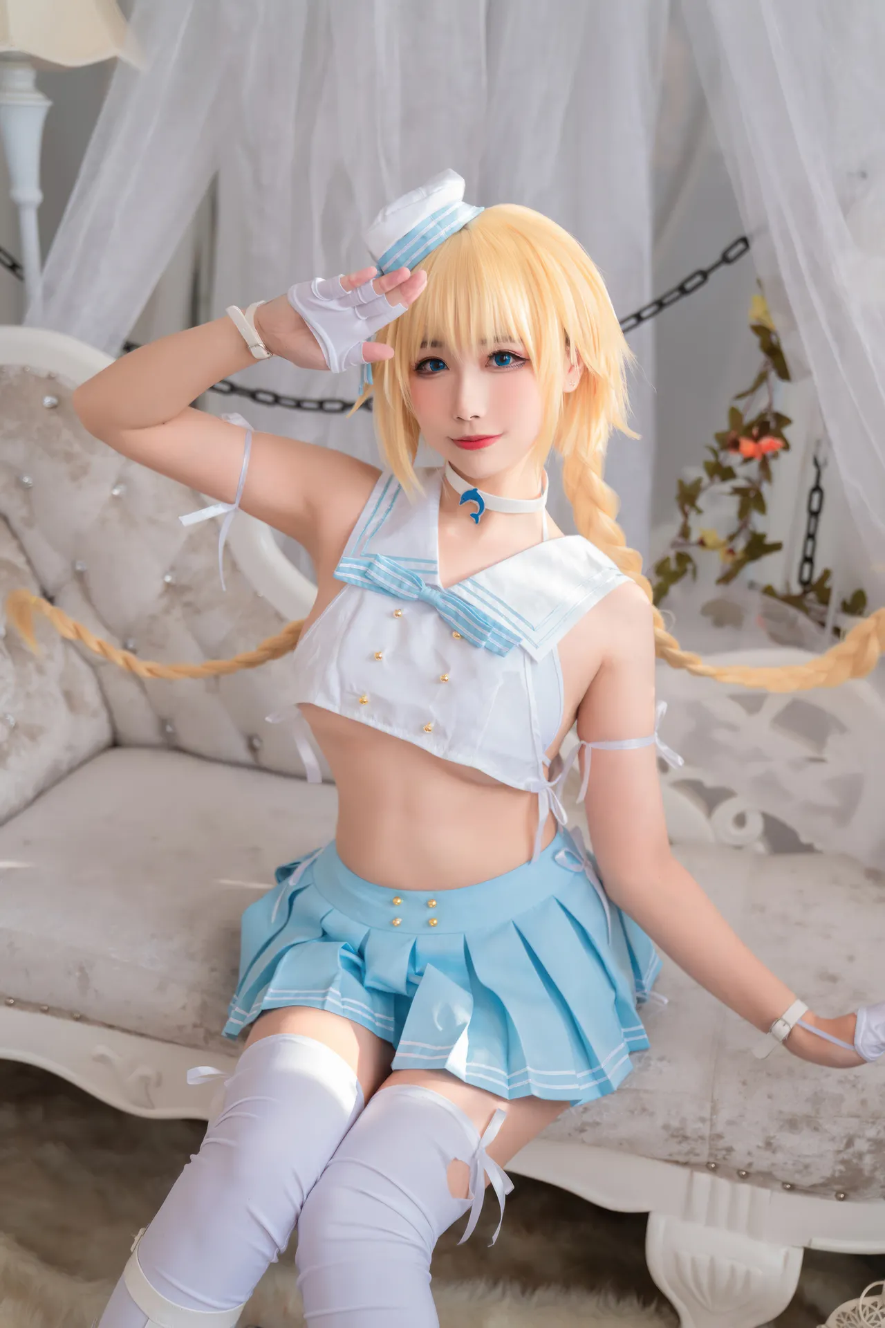 Momoko葵葵  &amp; 瓜希酱 - 黑白贞德 礼装「神秘宝藏」 (FATE)-erohere48.webp
