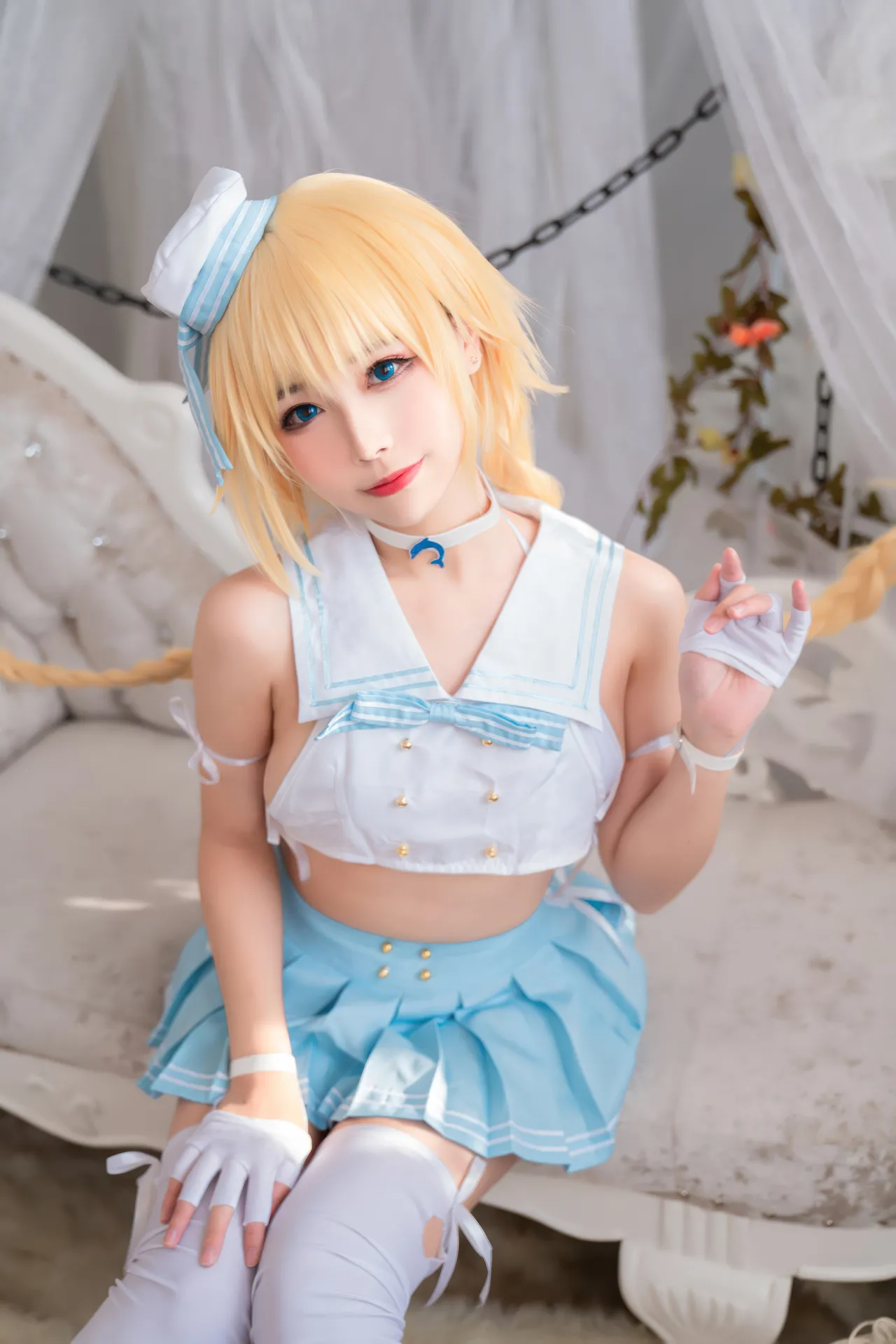 Momoko葵葵  &amp; 瓜希酱 - 黑白贞德 礼装「神秘宝藏」 (FATE)-erohere49.webp
