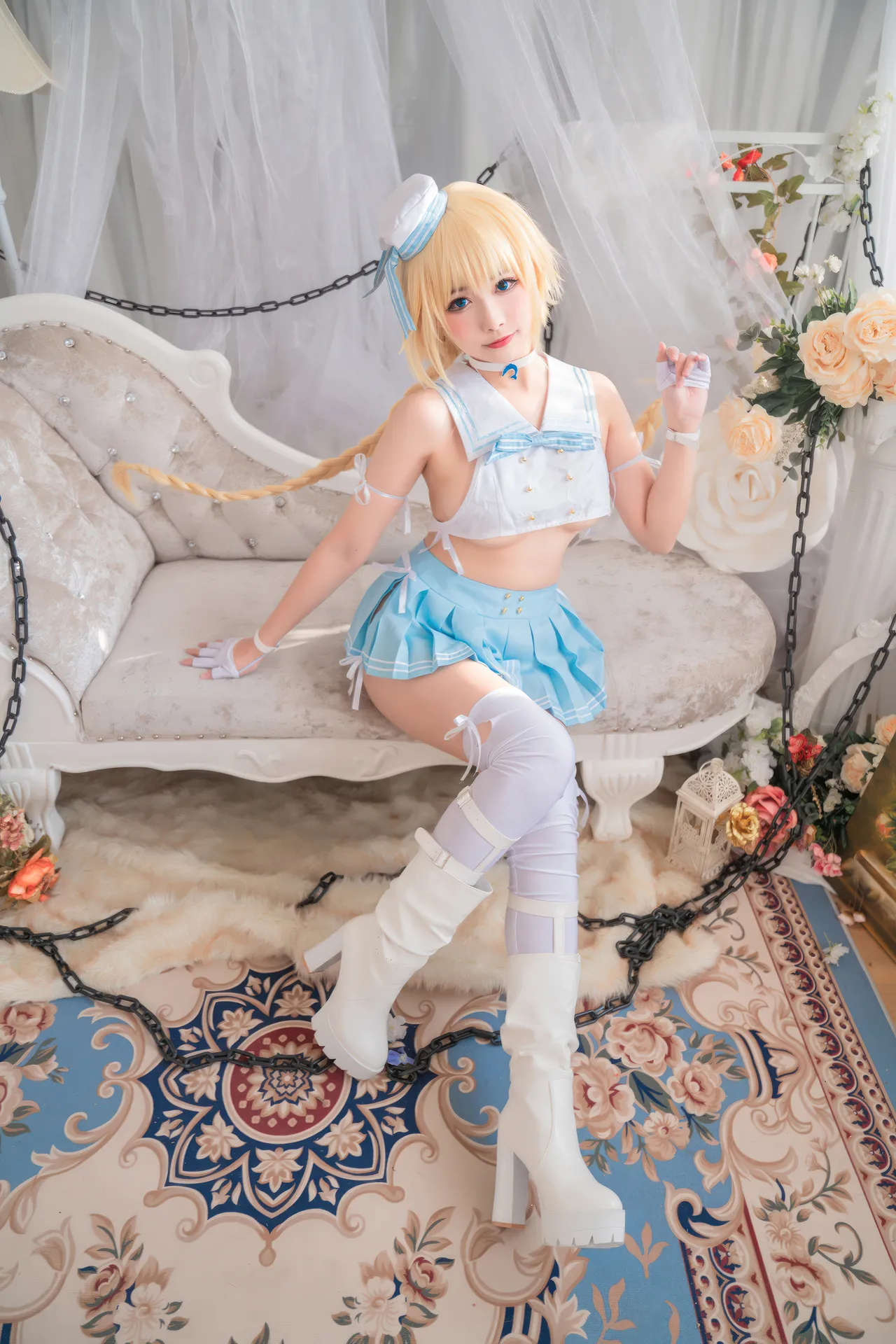 Momoko葵葵  &amp; 瓜希酱 - 黑白贞德 礼装「神秘宝藏」 (FATE)-erohere50.webp