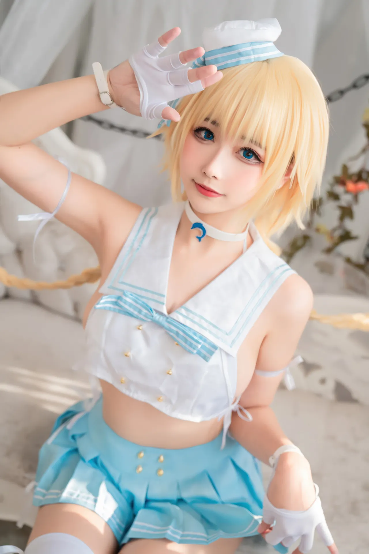 Momoko葵葵  &amp; 瓜希酱 - 黑白贞德 礼装「神秘宝藏」 (FATE)-erohere51.webp