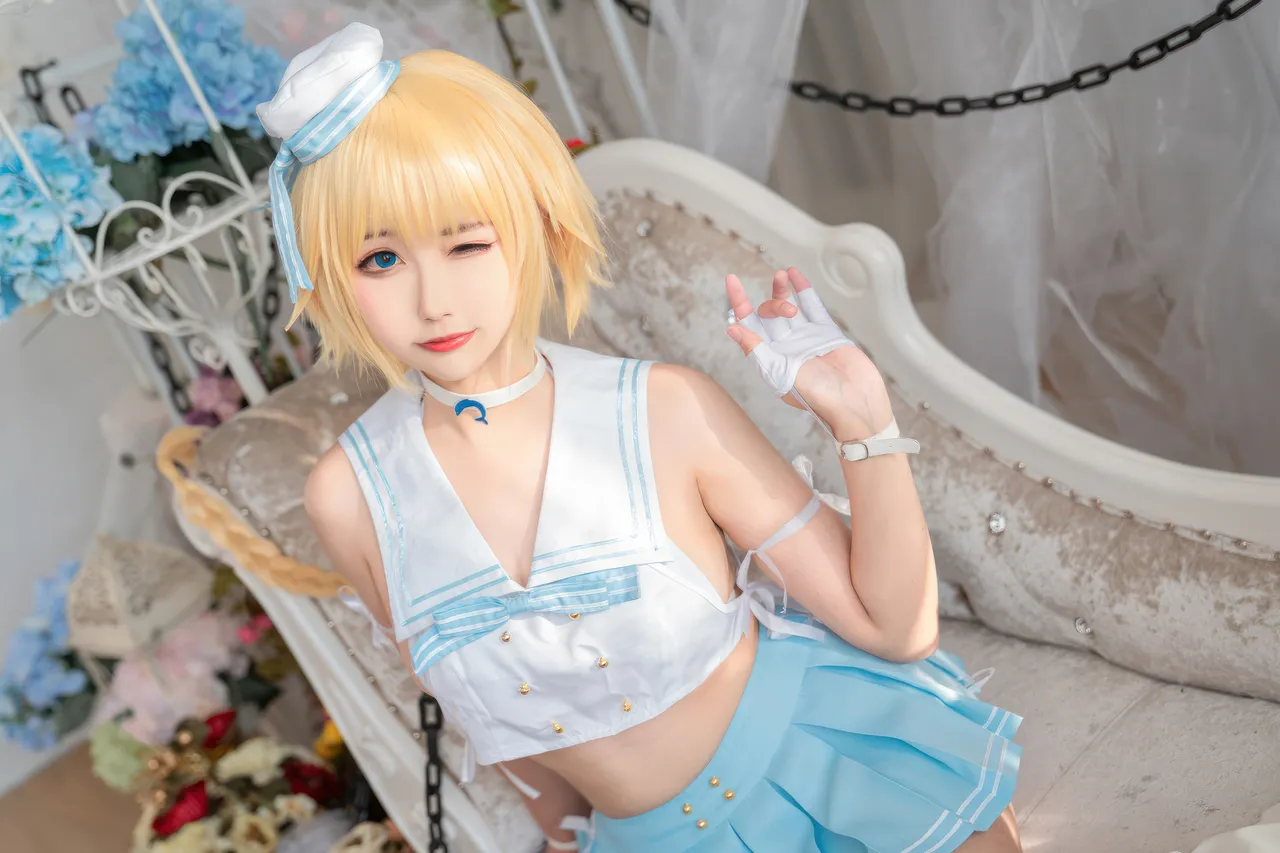 Momoko葵葵  &amp; 瓜希酱 - 黑白贞德 礼装「神秘宝藏」 (FATE)-erohere52.webp