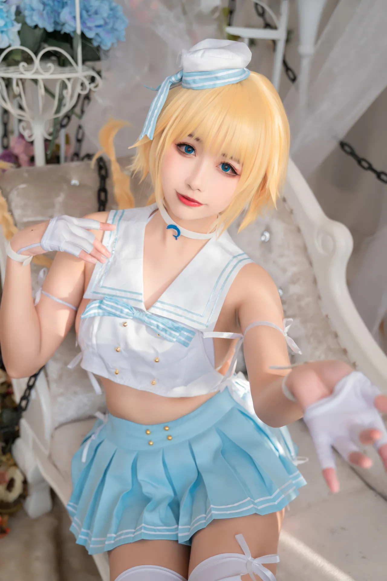 Momoko葵葵  &amp; 瓜希酱 - 黑白贞德 礼装「神秘宝藏」 (FATE)-erohere53.webp
