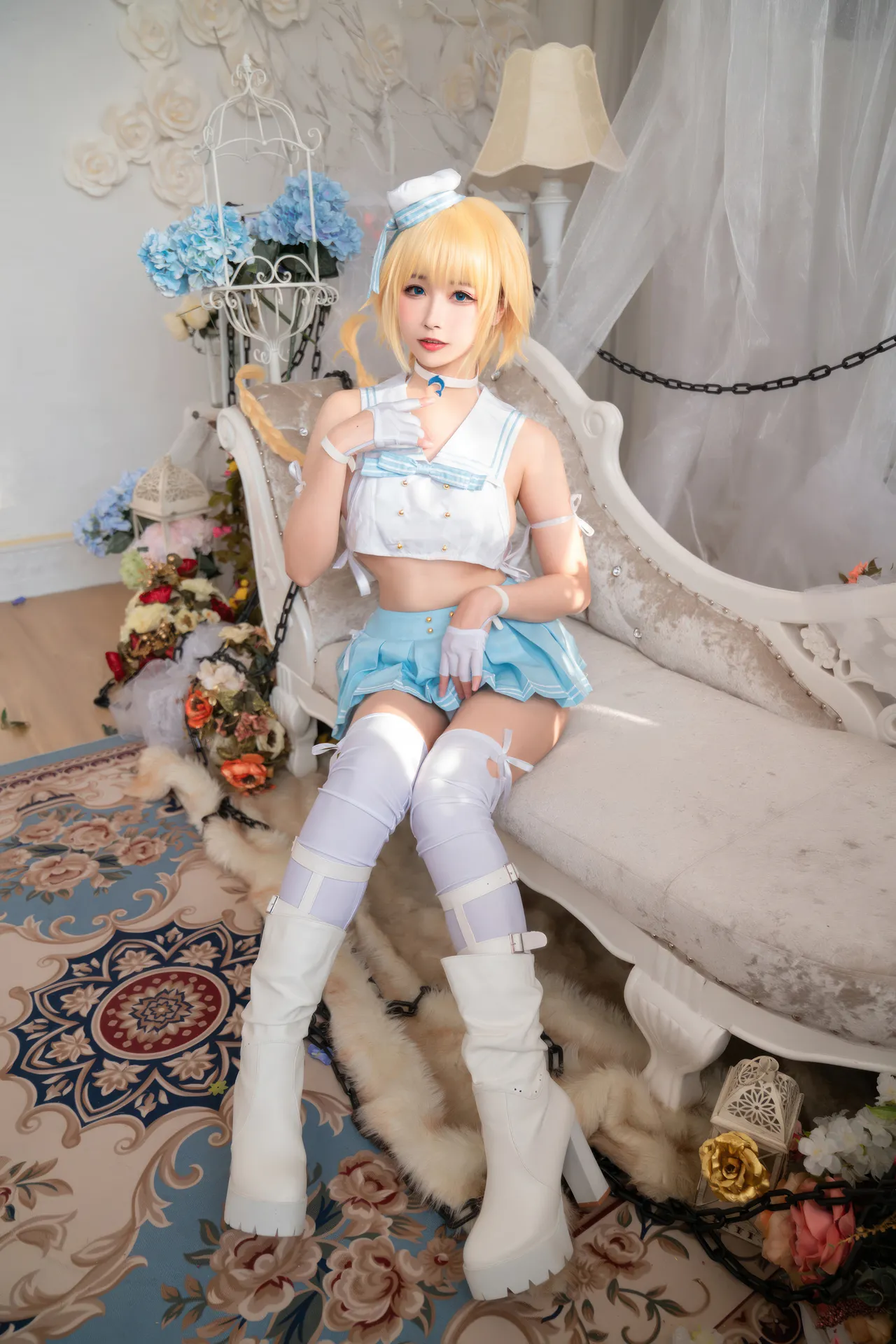 Momoko葵葵  &amp; 瓜希酱 - 黑白贞德 礼装「神秘宝藏」 (FATE)-erohere54.webp