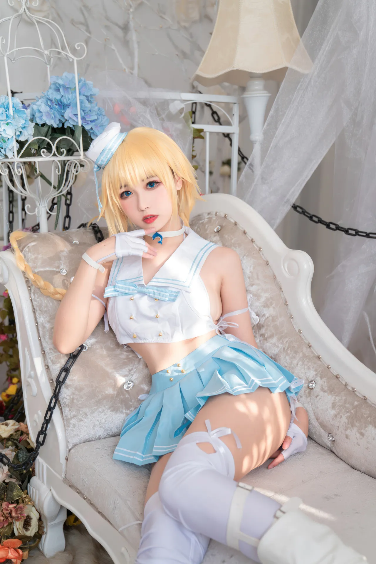 Momoko葵葵  &amp; 瓜希酱 - 黑白贞德 礼装「神秘宝藏」 (FATE)-erohere56.webp