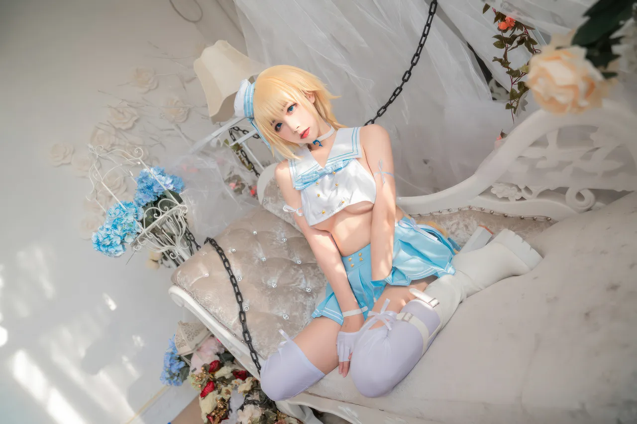 Momoko葵葵  &amp; 瓜希酱 - 黑白贞德 礼装「神秘宝藏」 (FATE)-erohere60.webp