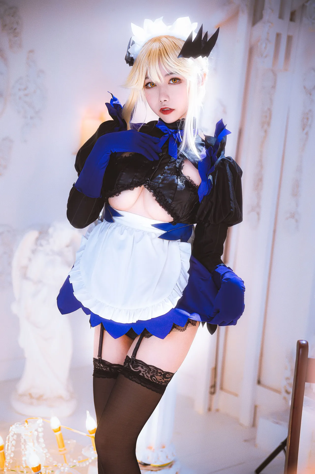 Momoko葵葵 《黑枪呆女仆》 +《黑枪呆礼服》-erohere8.webp