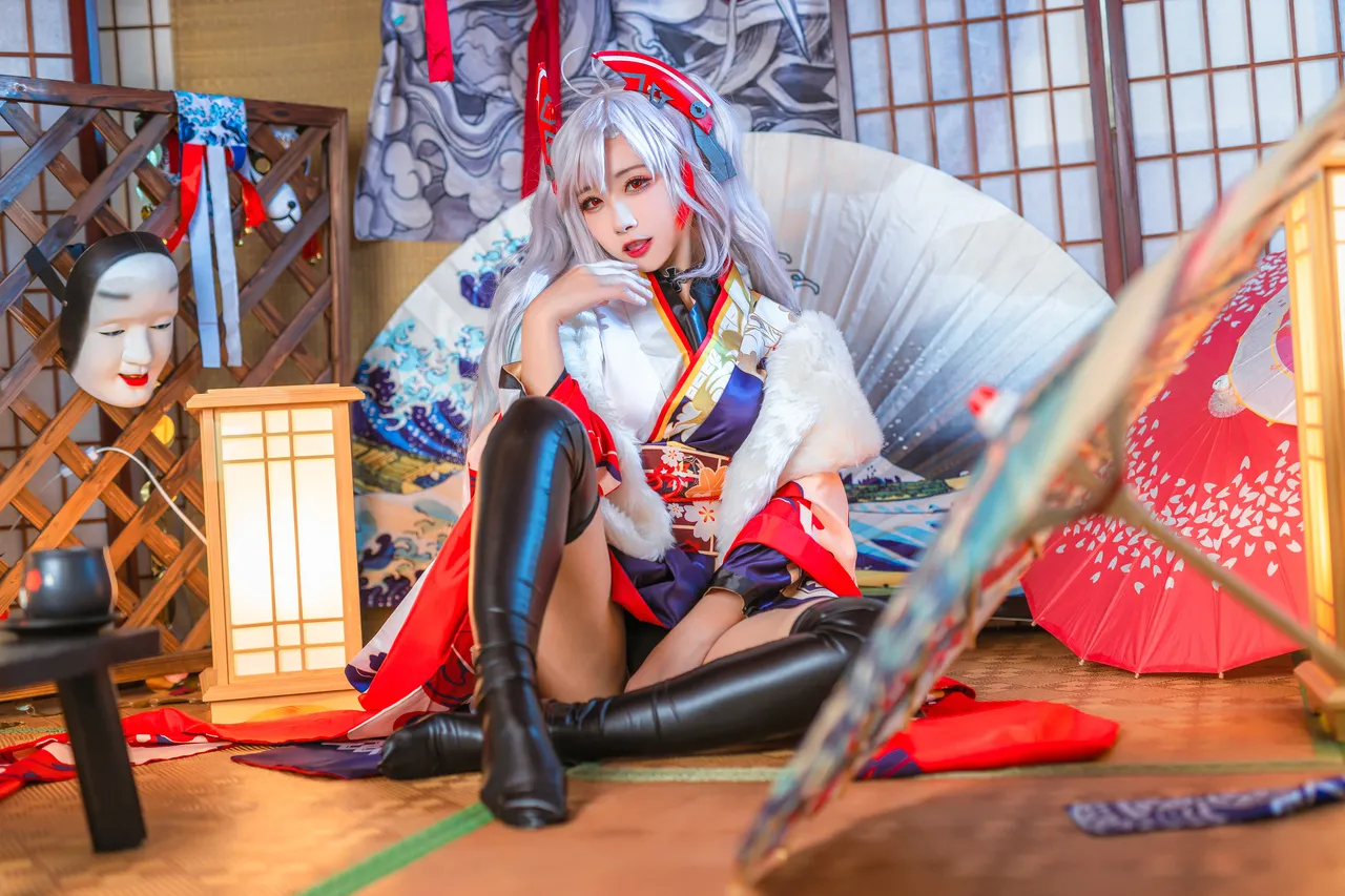 Momoko葵葵 - Prinz Eugen Profusion of Flowers-erohere14.webp