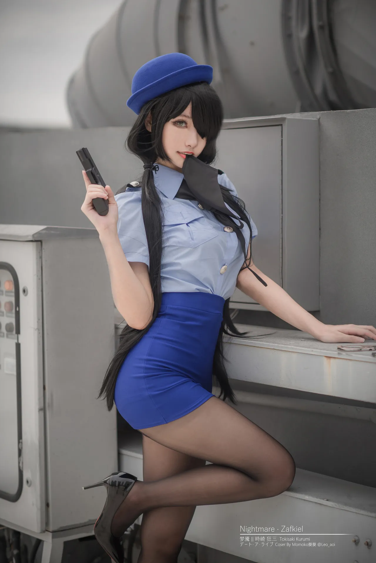 Momoko葵葵 - Tokisaki Kurumi Police Uniform-erohere10.webp
