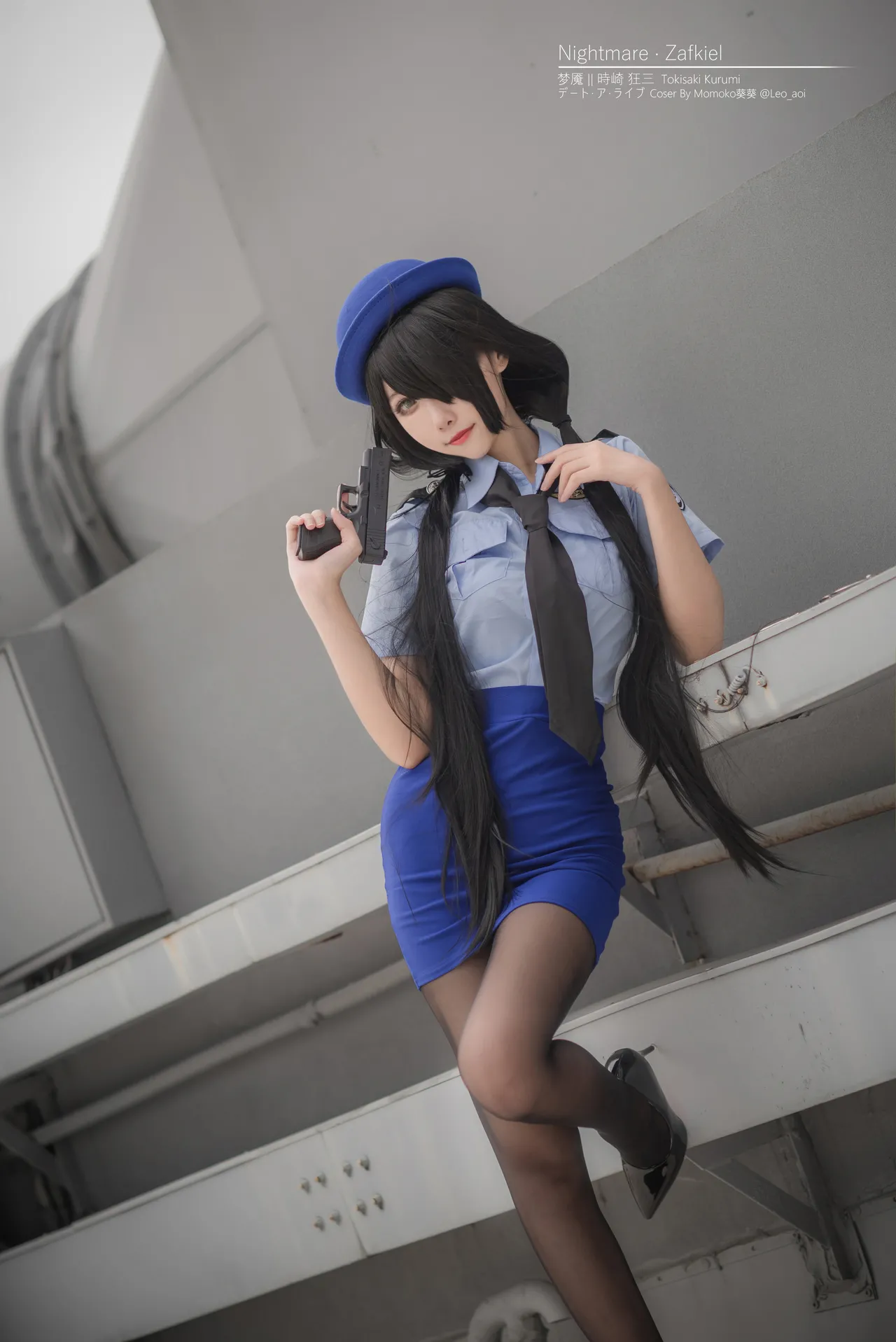 Momoko葵葵 - Tokisaki Kurumi Police Uniform-erohere11.webp