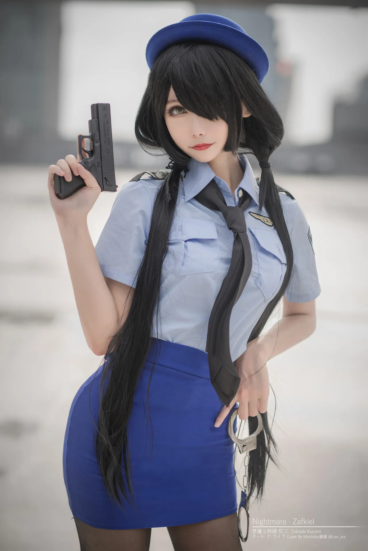 Momoko葵葵 - Tokisaki Kurumi Police Uniform-erohere13.webp