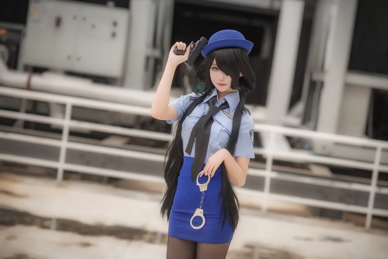 Momoko葵葵 - Tokisaki Kurumi Police Uniform-erohere14.webp