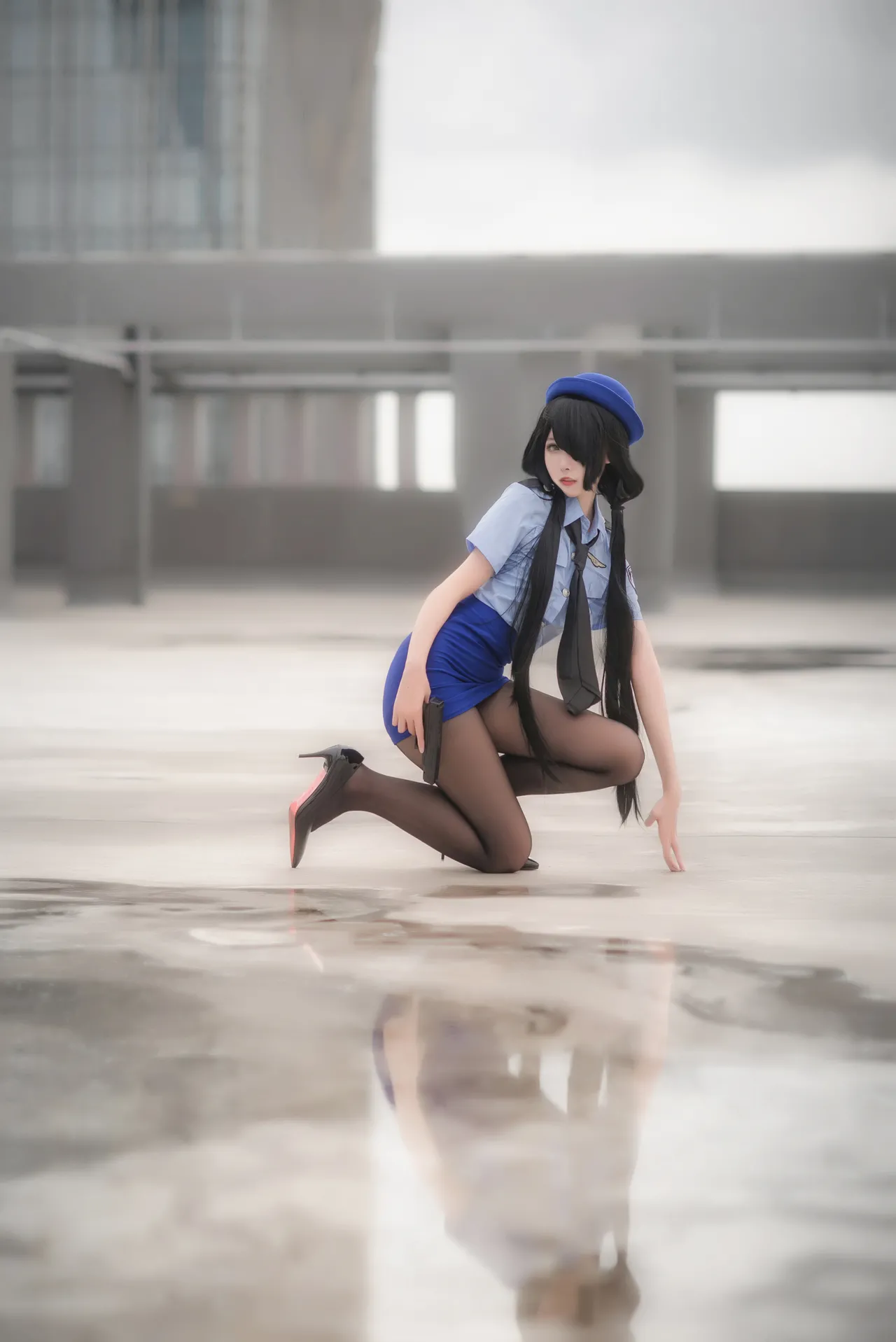 Momoko葵葵 - Tokisaki Kurumi Police Uniform-erohere17.webp