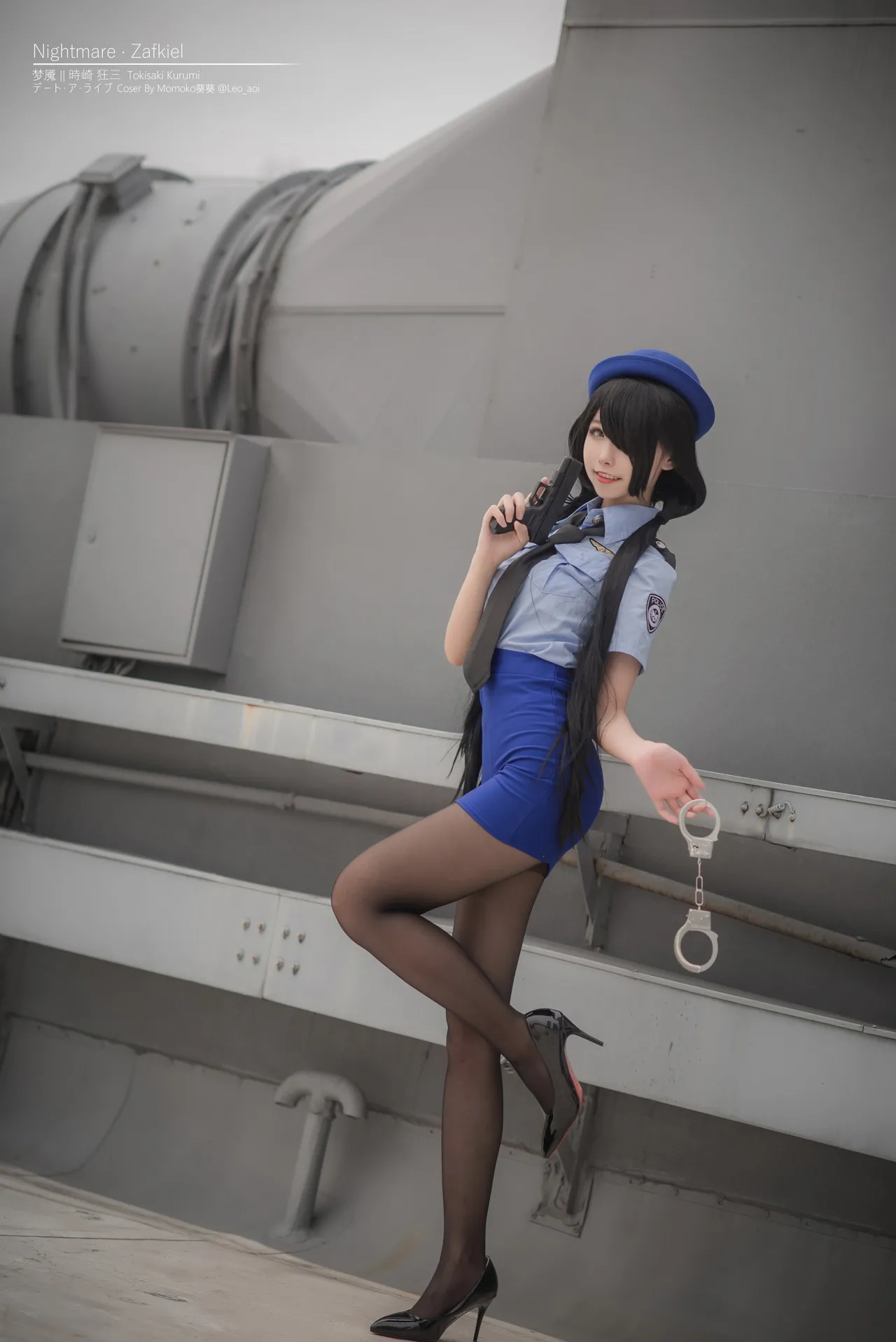 Momoko葵葵 - Tokisaki Kurumi Police Uniform-erohere3.webp