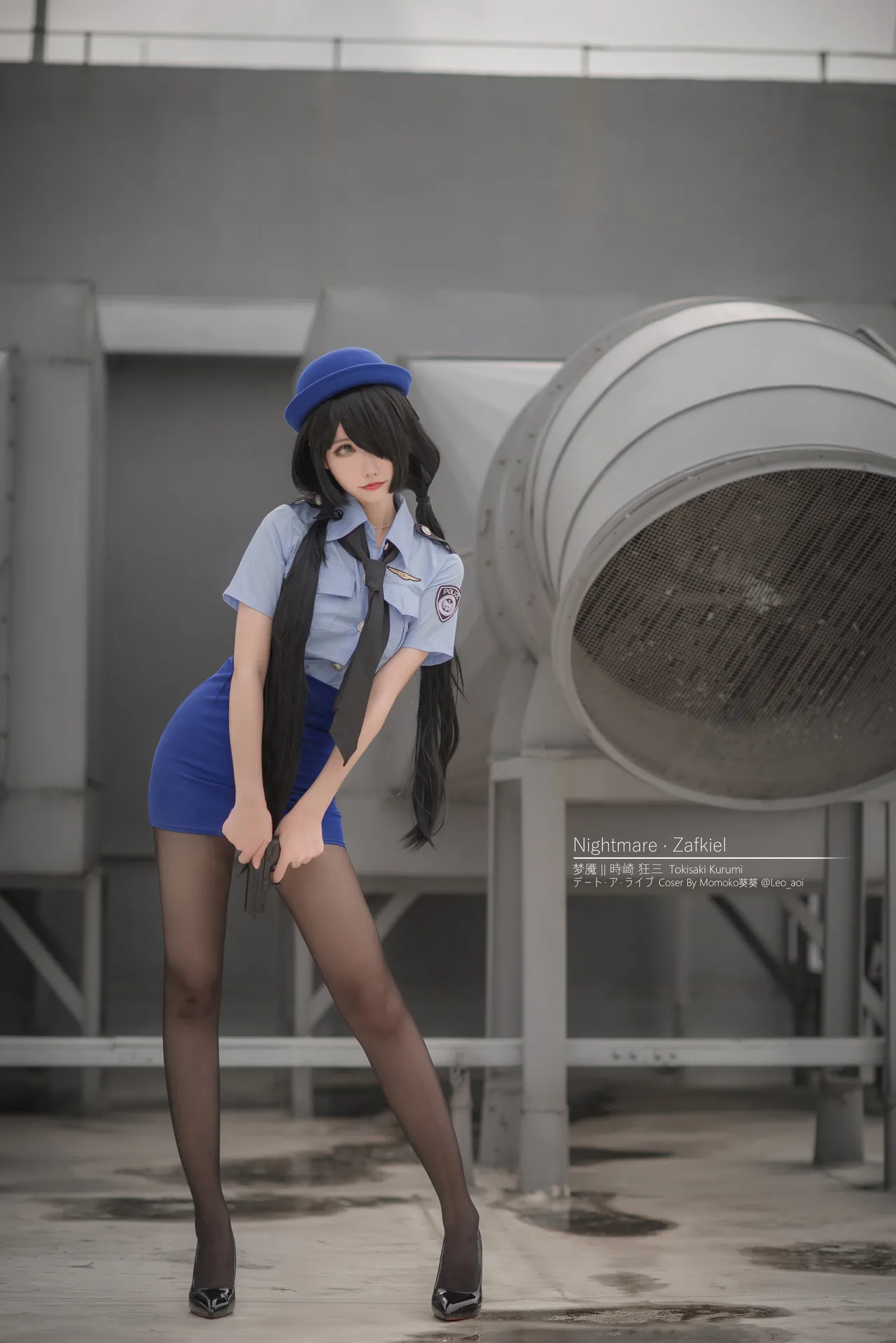 Momoko葵葵 - Tokisaki Kurumi Police Uniform-erohere7.webp