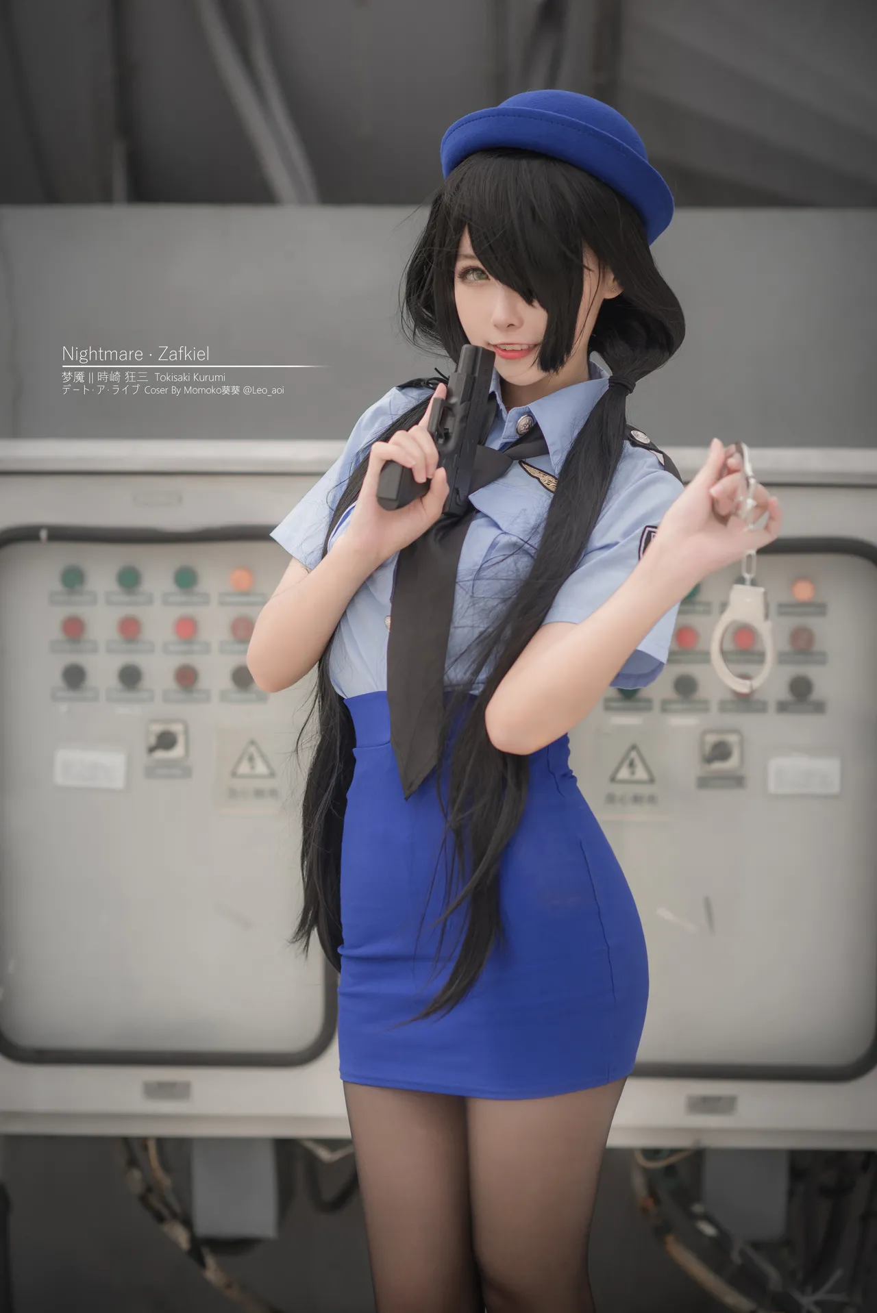 Momoko葵葵 - Tokisaki Kurumi Police Uniform-erohere8.webp