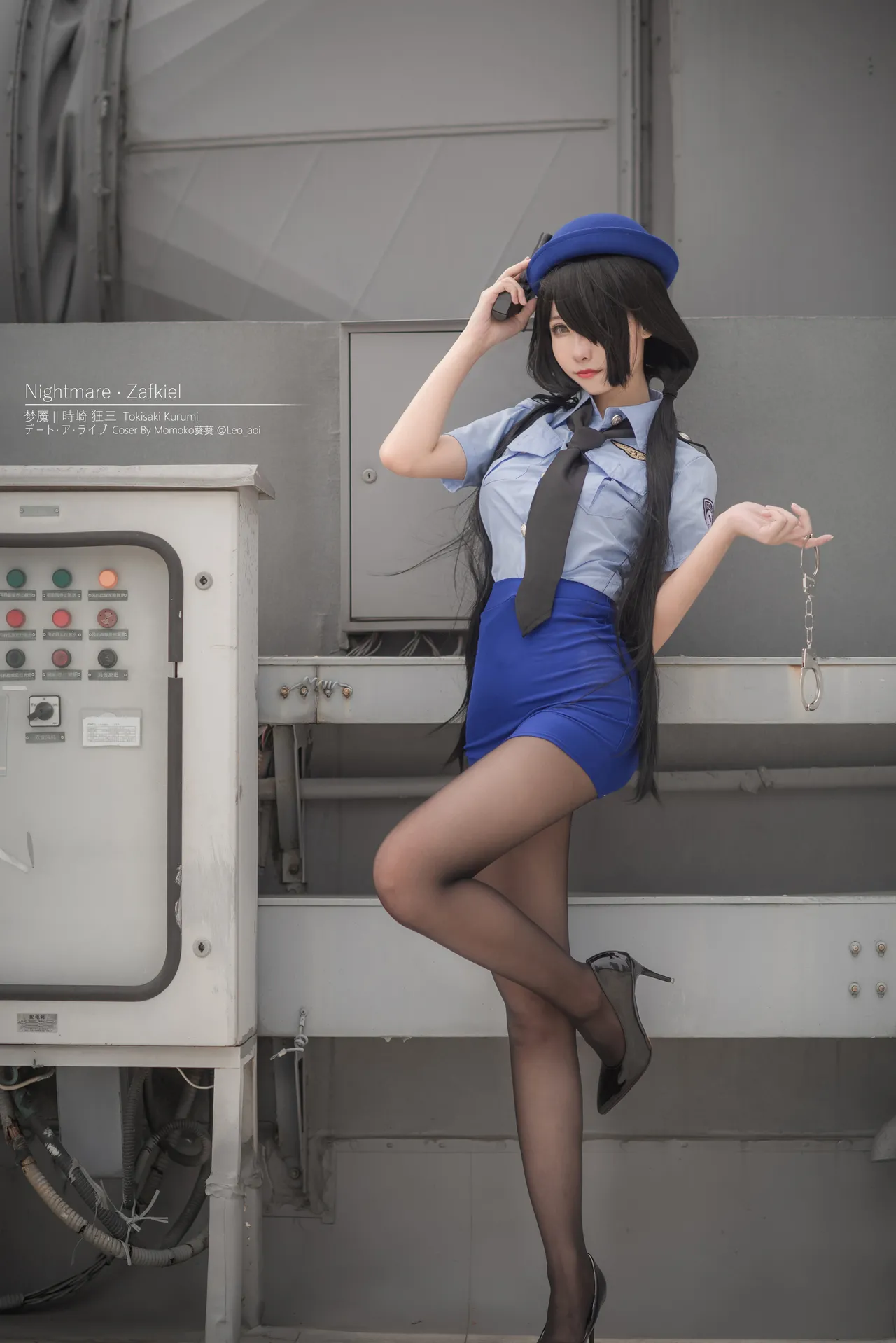 Momoko葵葵 - Tokisaki Kurumi Police Uniform-erohere9.webp