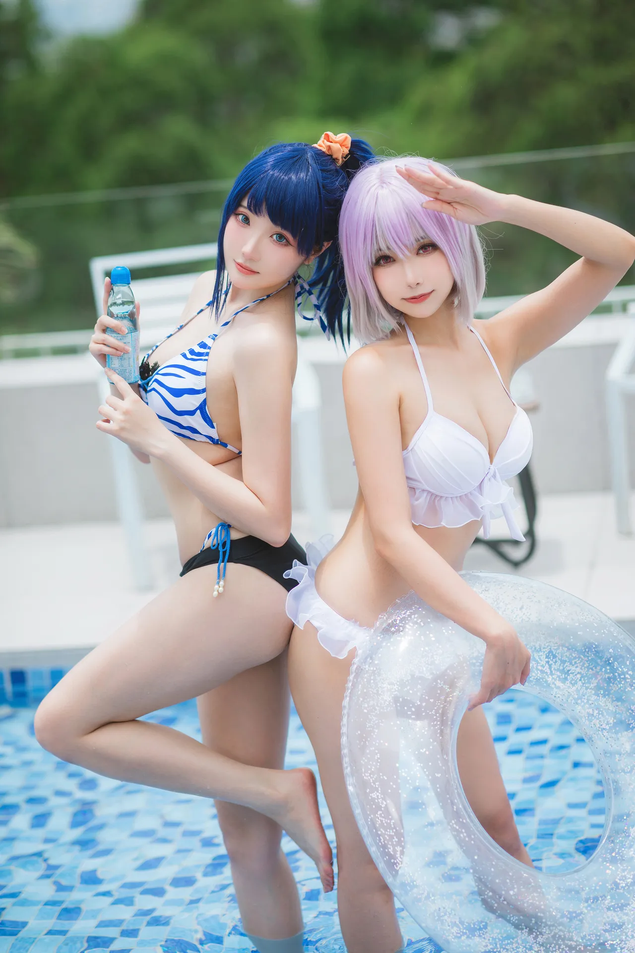 Momoko葵葵&amp;瓜希酱SSSS.GRIDMAN宝多六花&amp;新条茜 泳装-erohere20.webp
