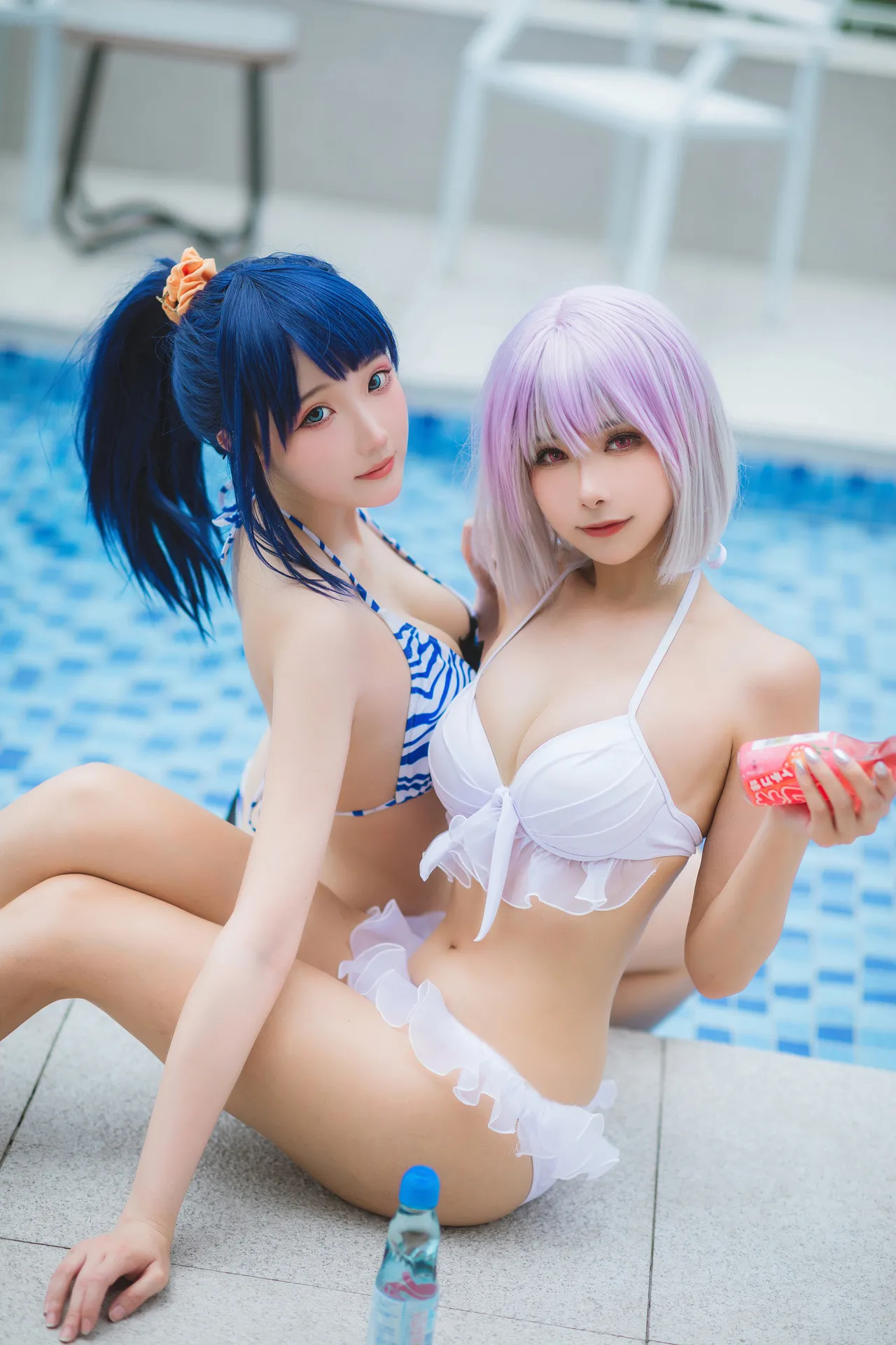 Momoko葵葵&amp;瓜希酱SSSS.GRIDMAN宝多六花&amp;新条茜 泳装-erohere31.webp