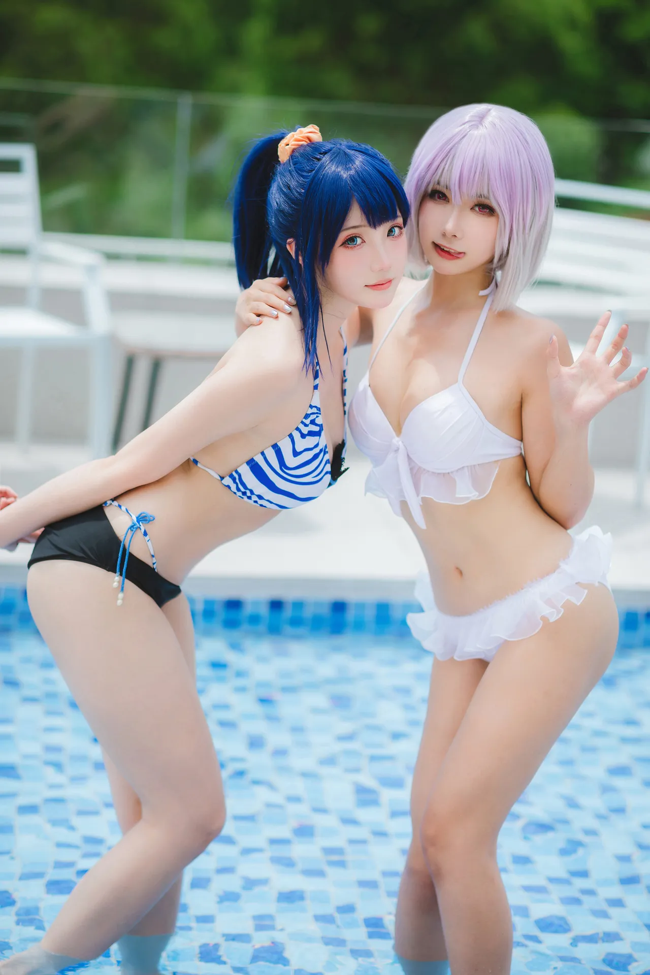 Momoko葵葵&amp;瓜希酱SSSS.GRIDMAN宝多六花&amp;新条茜 泳装-erohere44.webp
