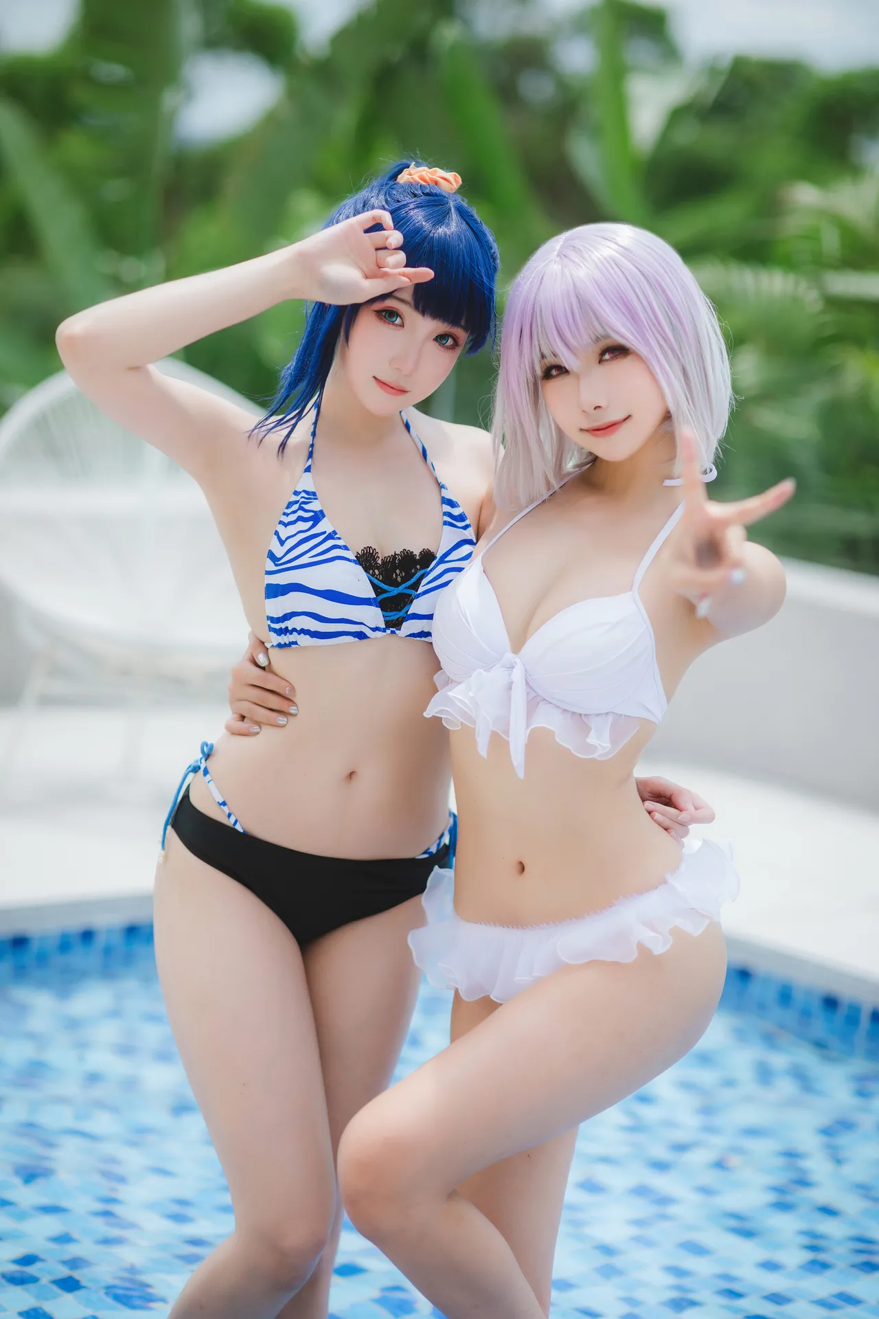 Momoko葵葵&amp;瓜希酱SSSS.GRIDMAN宝多六花&amp;新条茜 泳装-erohere46.webp