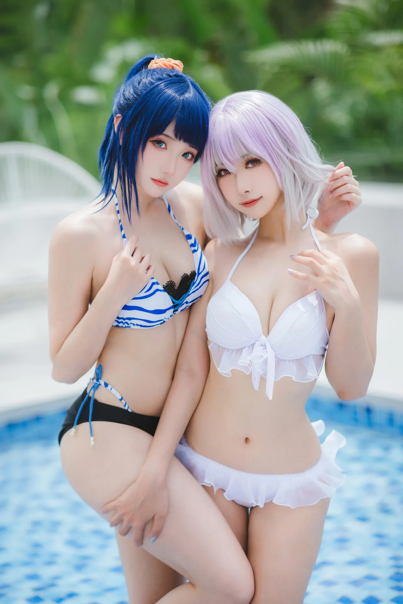 Momoko葵葵&amp;瓜希酱SSSS.GRIDMAN宝多六花&amp;新条茜 泳装-erohere48.webp