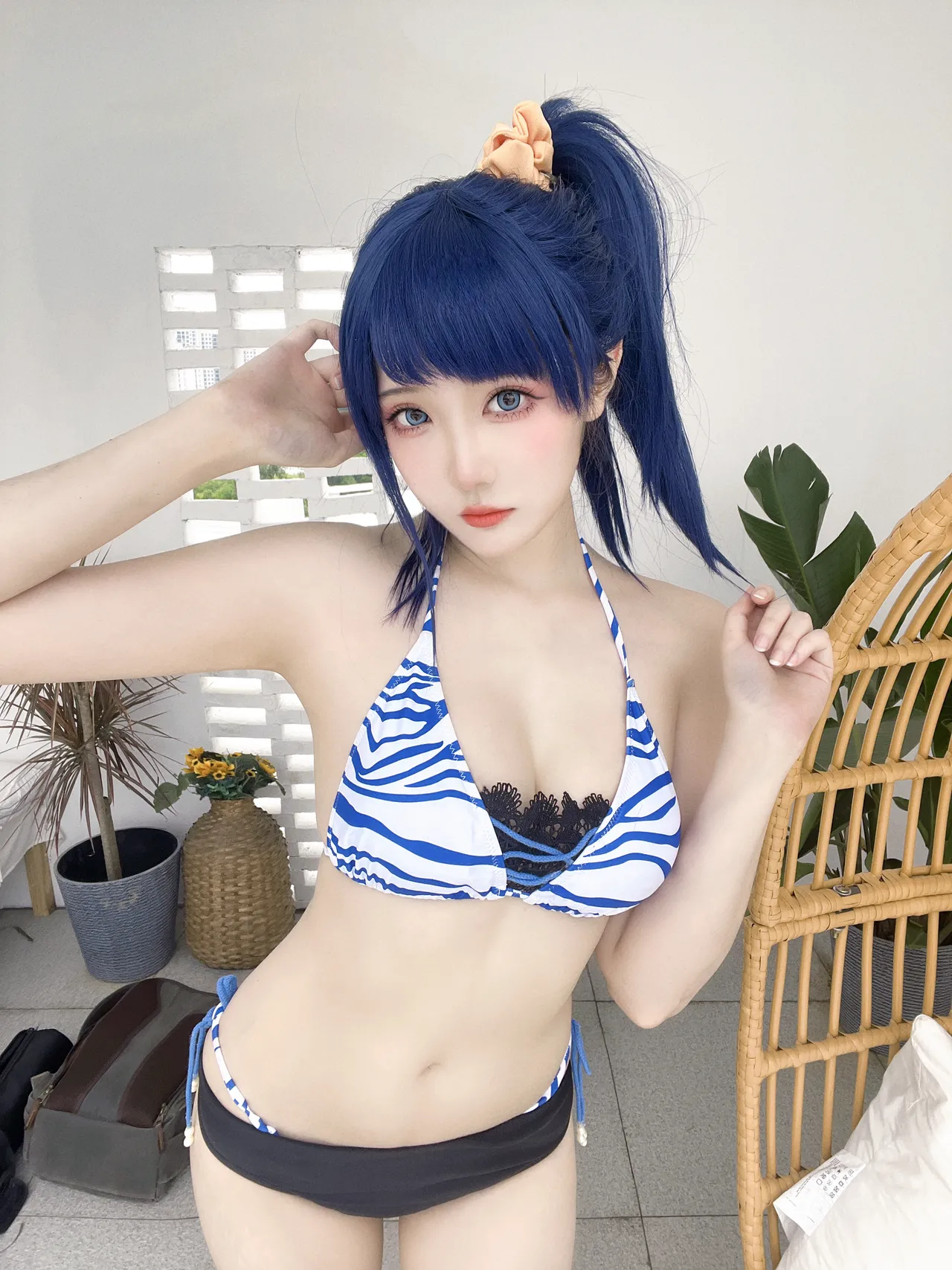 Momoko葵葵&amp;瓜希酱SSSS.GRIDMAN宝多六花&amp;新条茜 泳装-erohere73.webp
