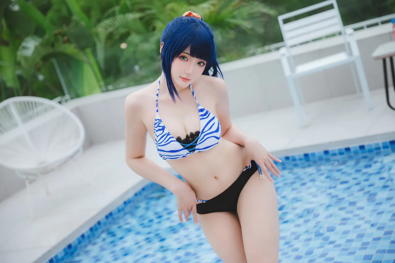 Momoko葵葵&amp;瓜希酱SSSS.GRIDMAN宝多六花&amp;新条茜 泳装-erohere8.webp