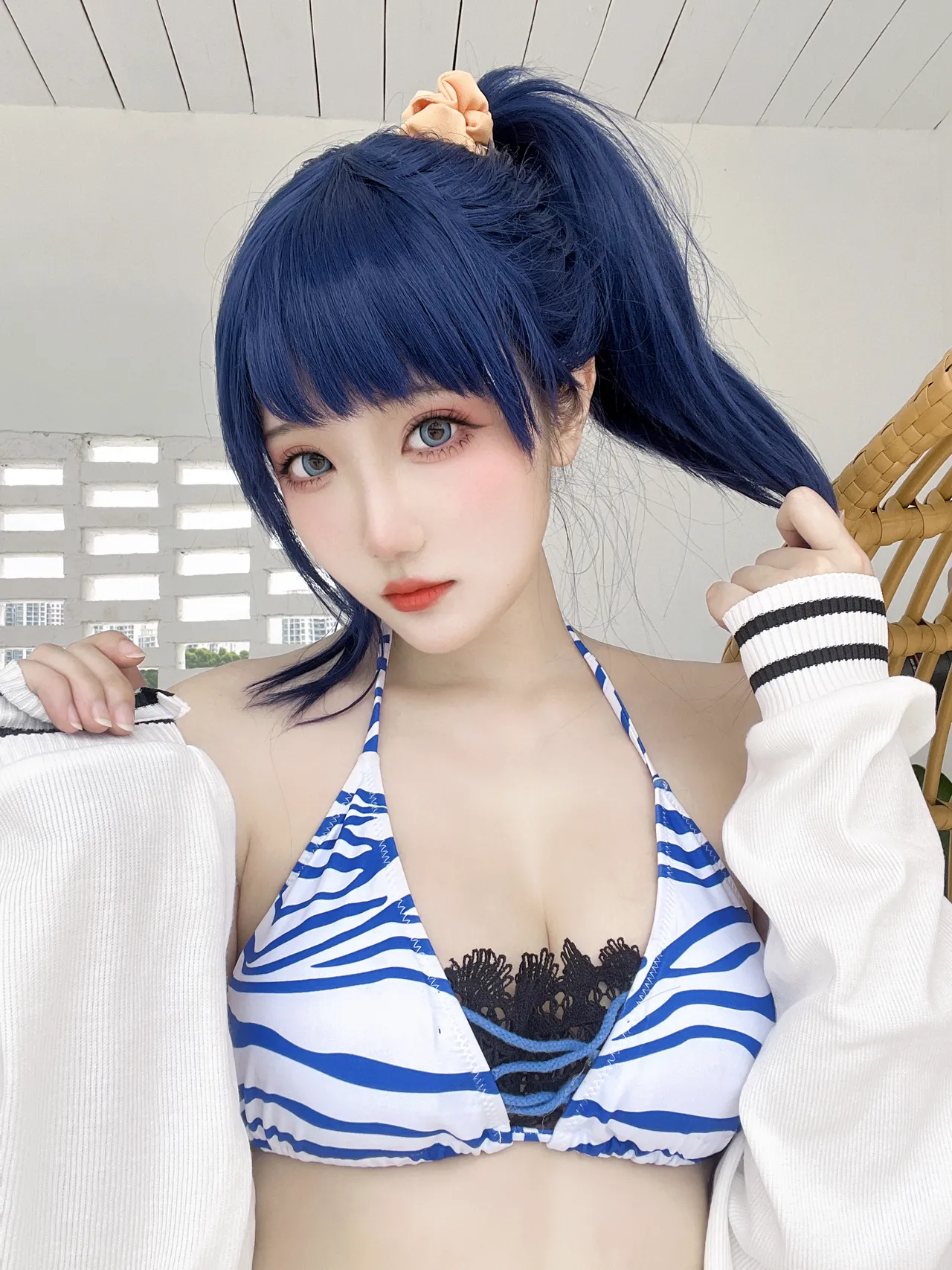 Momoko葵葵&amp;瓜希酱SSSS.GRIDMAN宝多六花&amp;新条茜 泳装-erohere81.webp