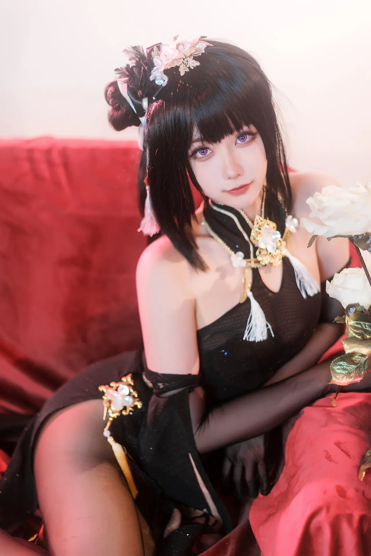 Momoko葵葵碧蓝航线镇海 默认皮肤＆奇奢花苑-erohere13.webp
